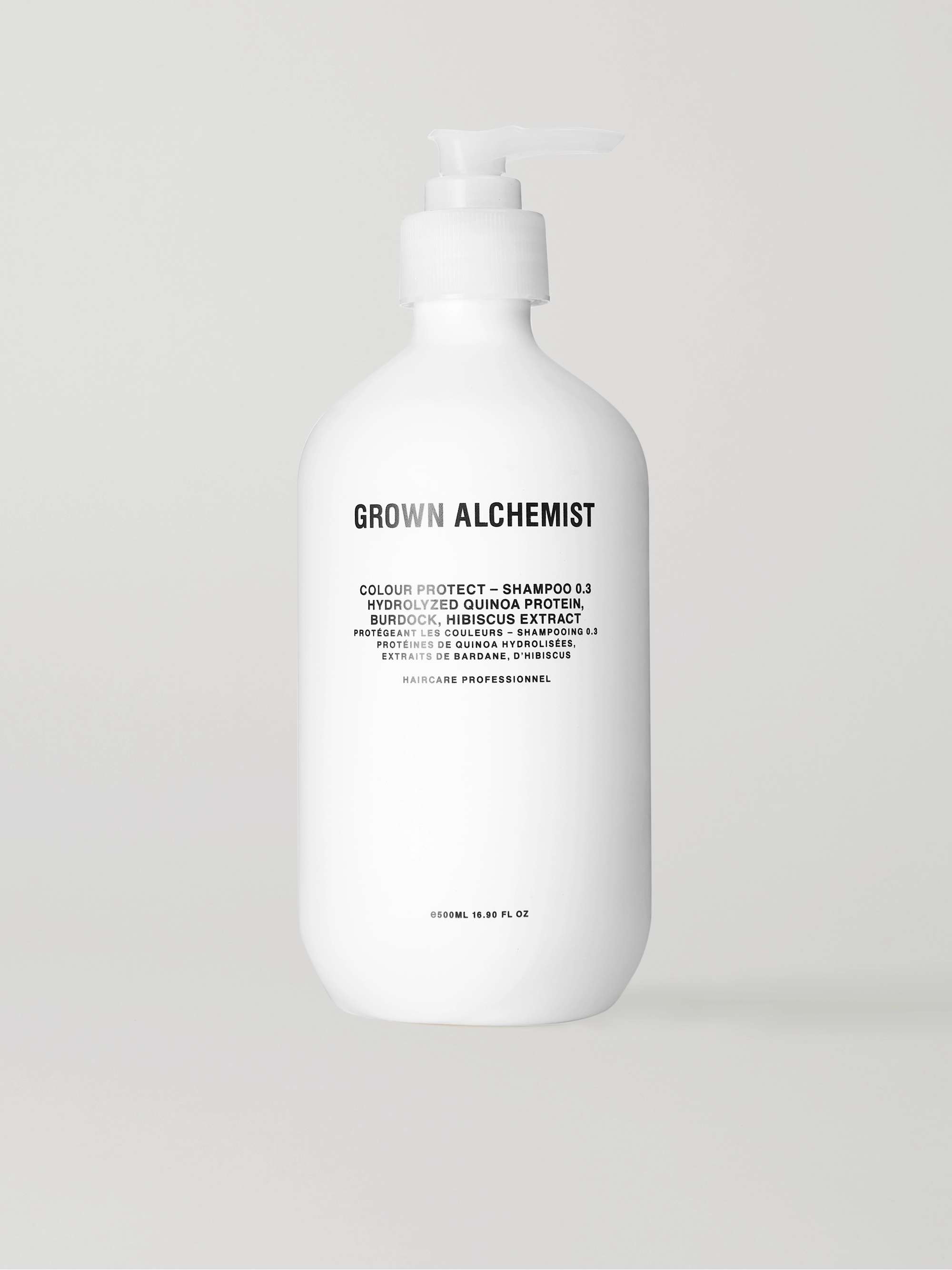 GROWN ALCHEMIST Colour Protect Shampoo 0.3 -  Hydrolyzed Quinoa Protein, Burdock and Hibiscus Extract, 500ml