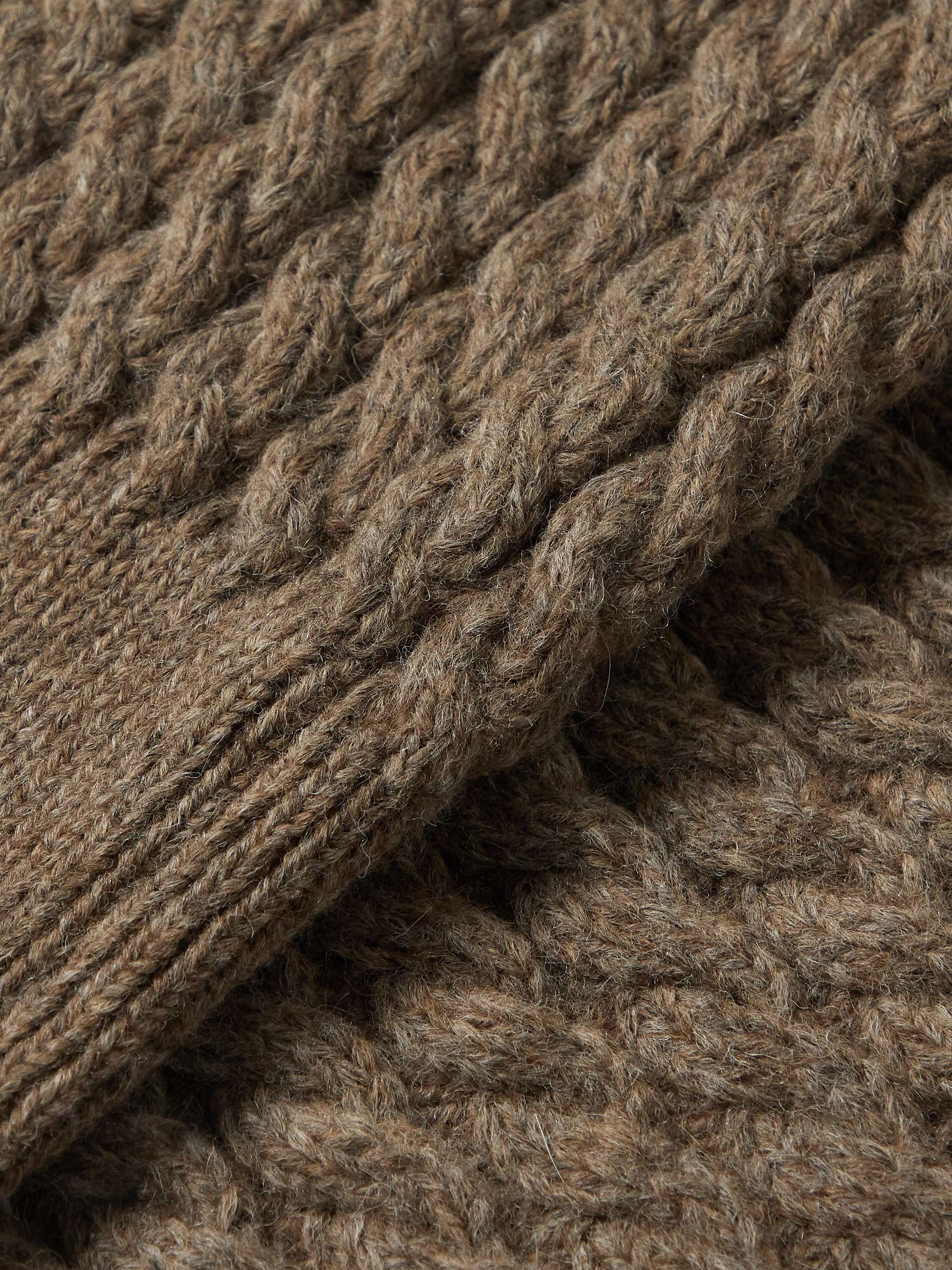 SÉFR Rambaldi Cable-Knit Alpaca-Blend Sweater