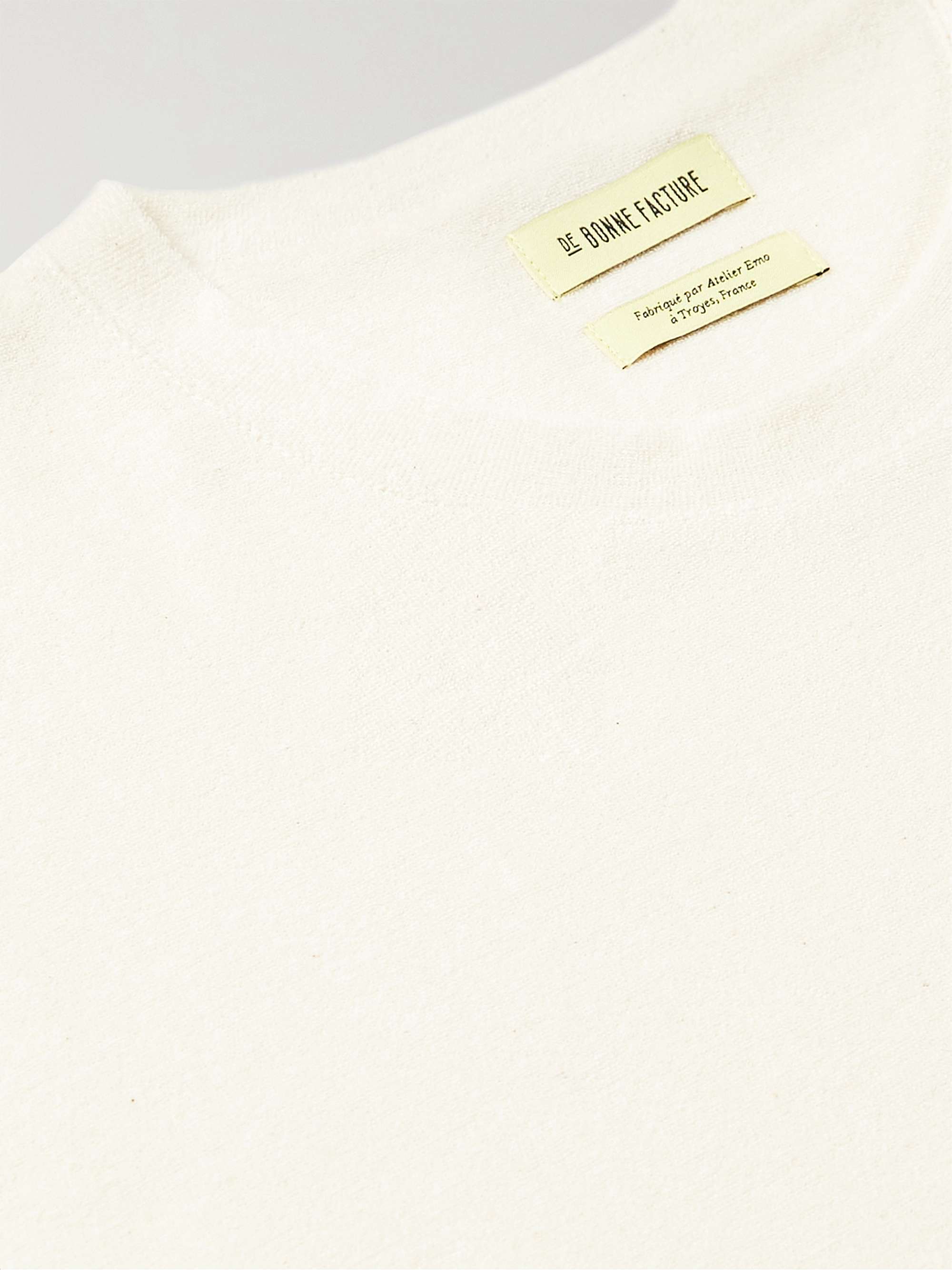 DE BONNE FACTURE Cotton-Terry T-Shirt