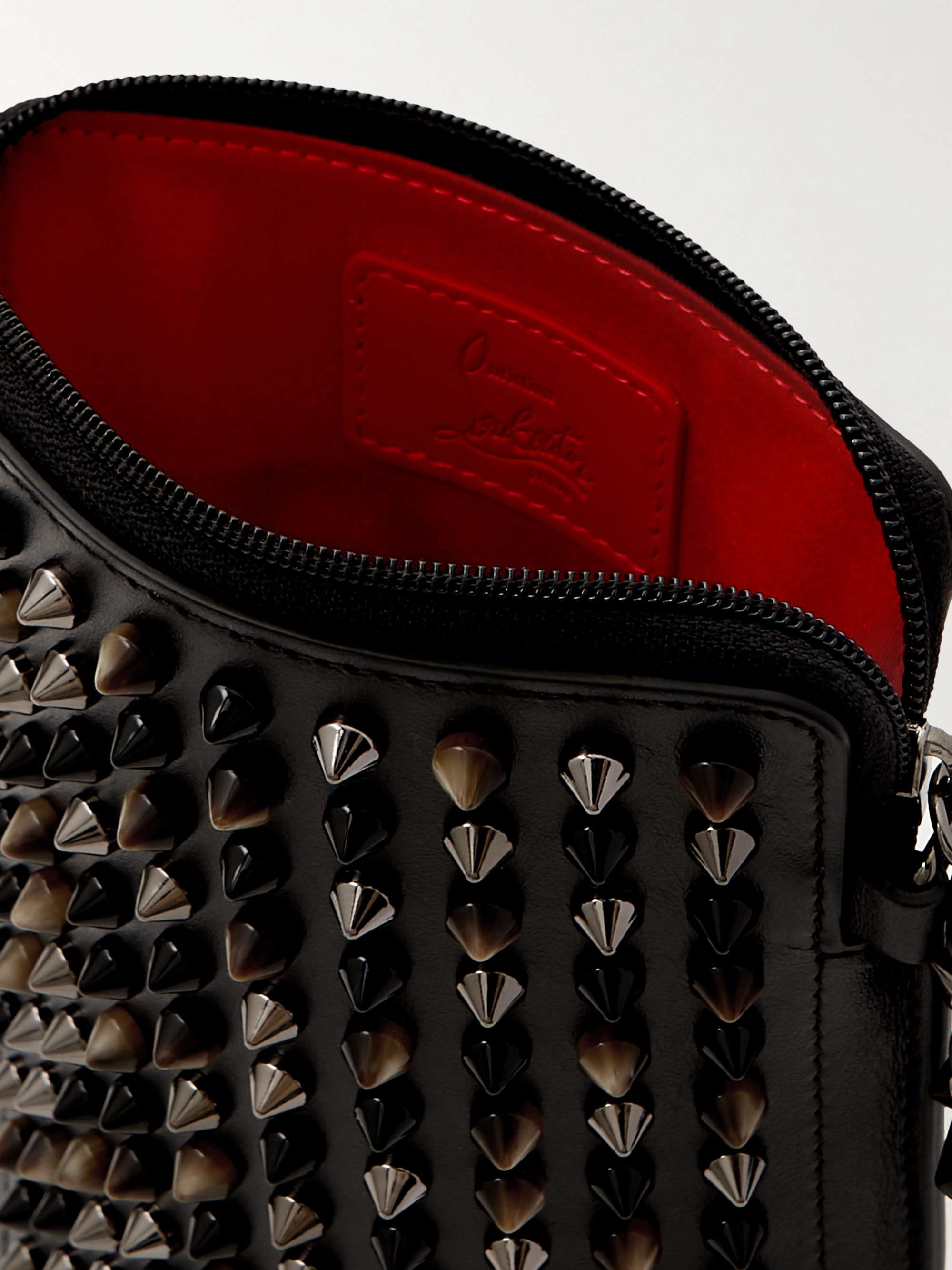 CHRISTIAN LOUBOUTIN Spiked Leather Pouch