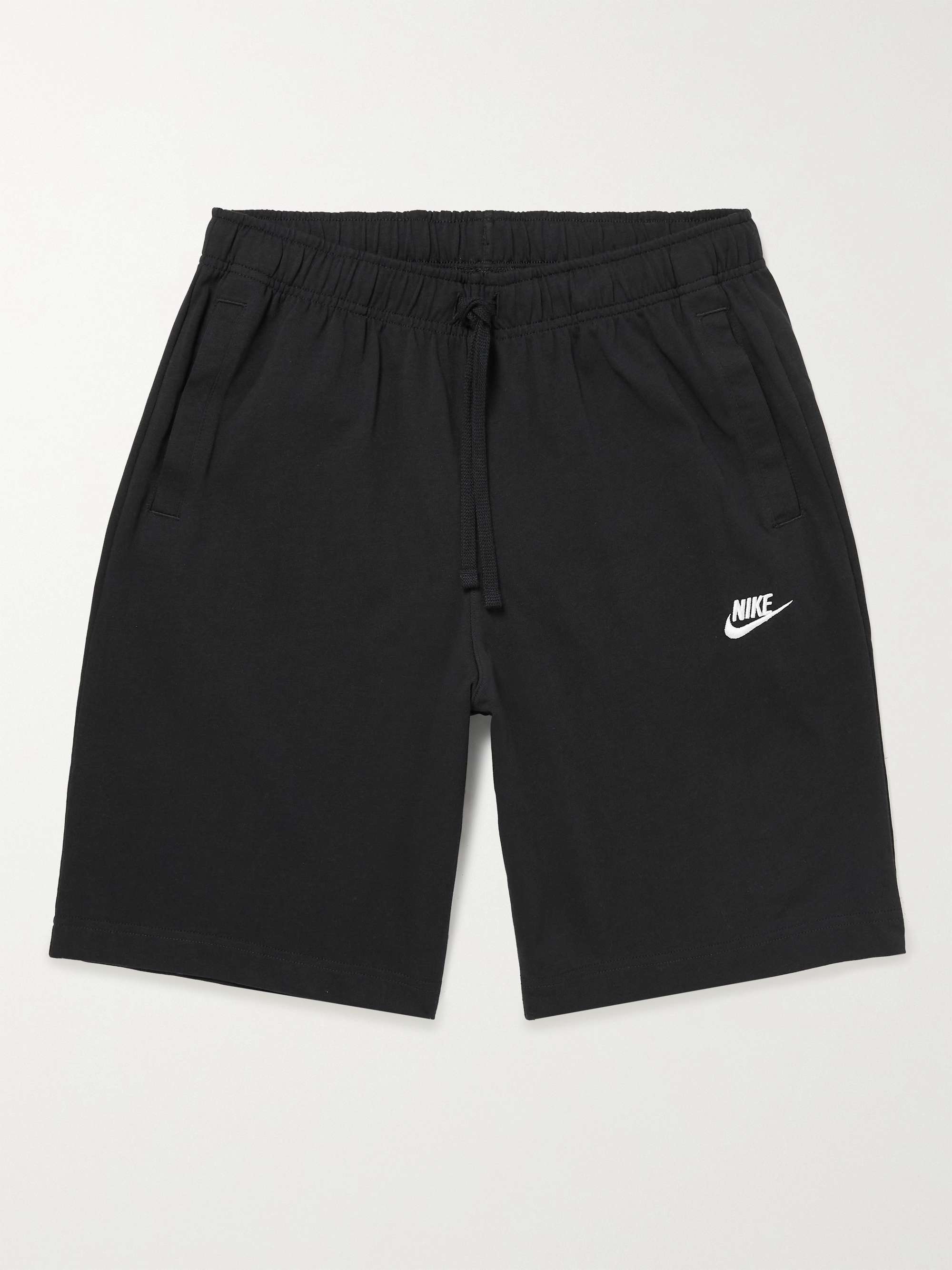 NIKE Sportswear Club Cotton-Jersey Drawstring Shorts