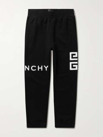 Slim-Fit Logo-Embroidered Cotton-Jersey Sweatpants
