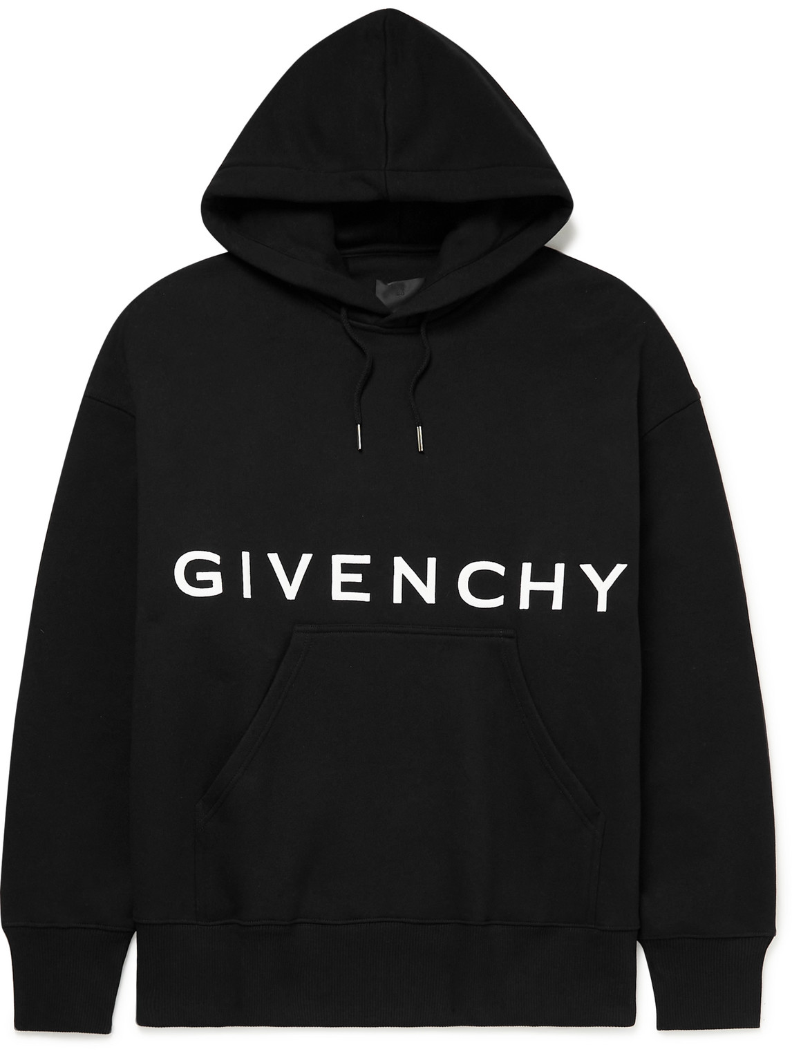 Logo-Embroidered Cotton-Jersey Hoodie