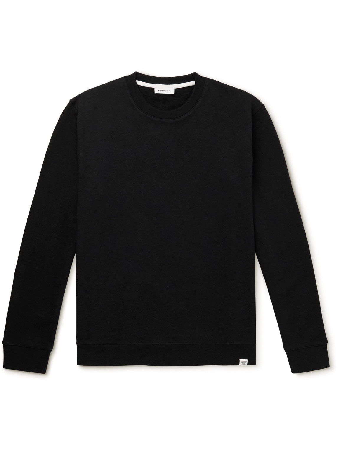 norse projects - vagn organic cotton-jersey sweatshirt - men - black - xs