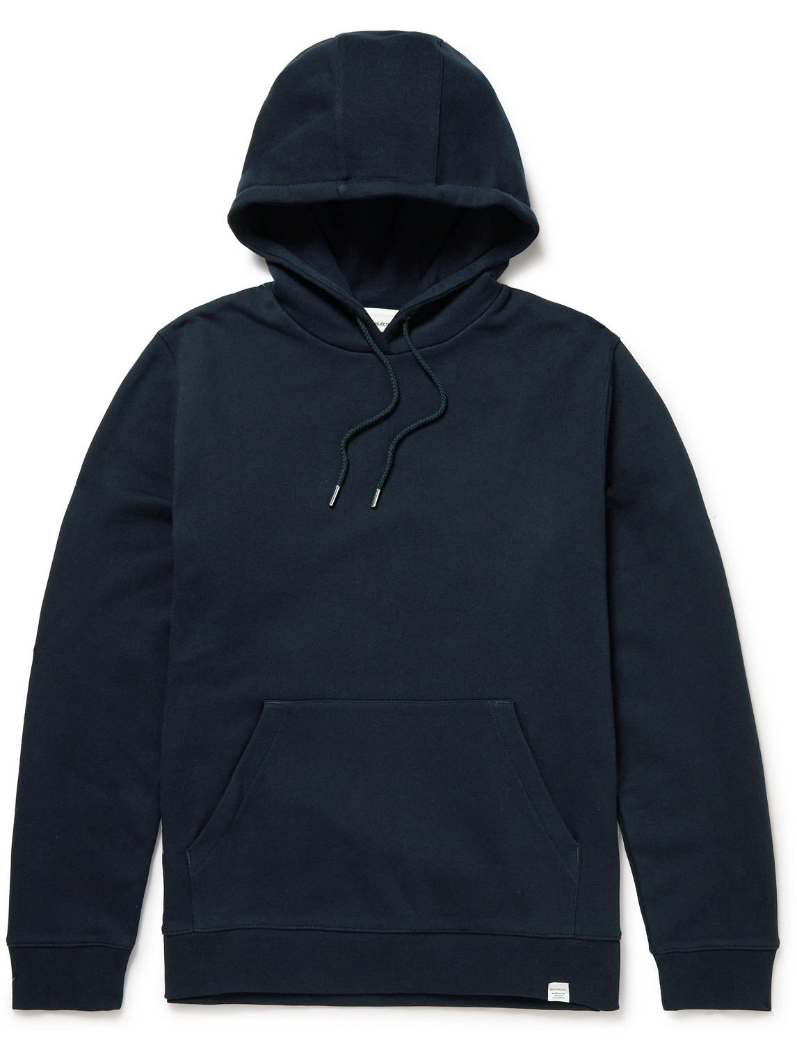 norse projects - vagn organic cotton-jersey hoodie - men - blue - xs