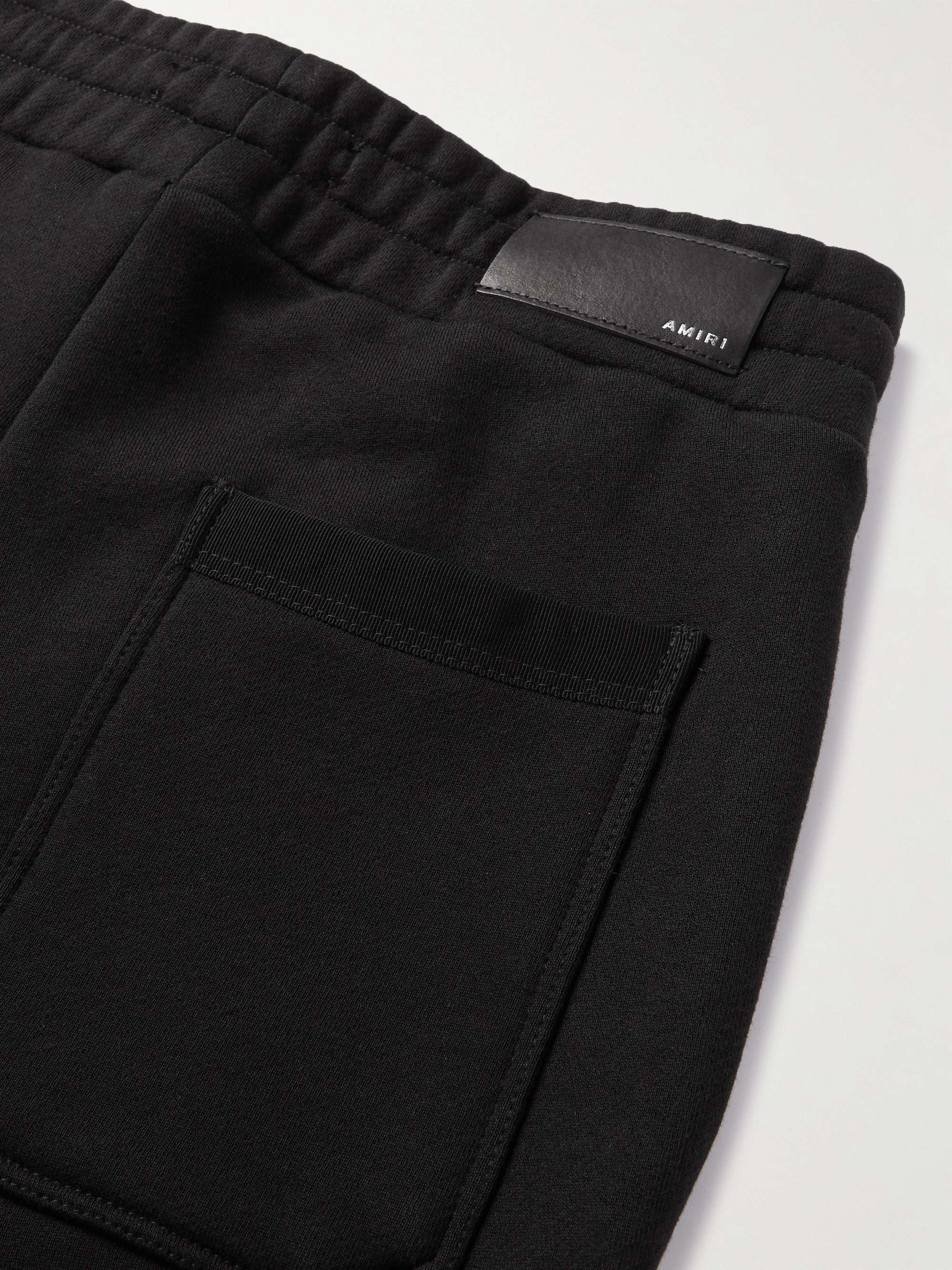 AMIRI Slim-Fit Tapered Logo-Print Cotton-Jersey Sweatpants