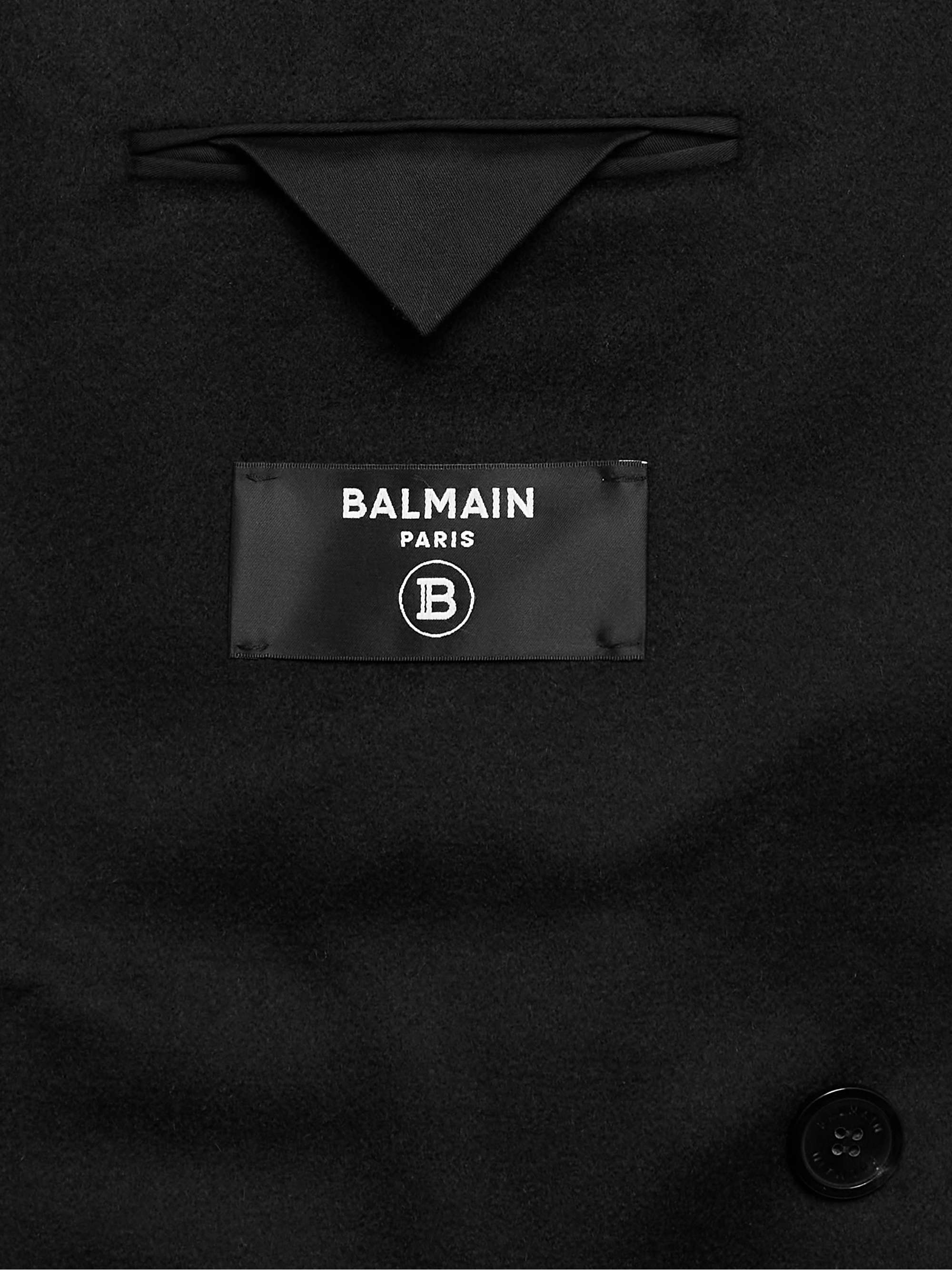 BALMAIN Double-Breasted Cashmere Blazer