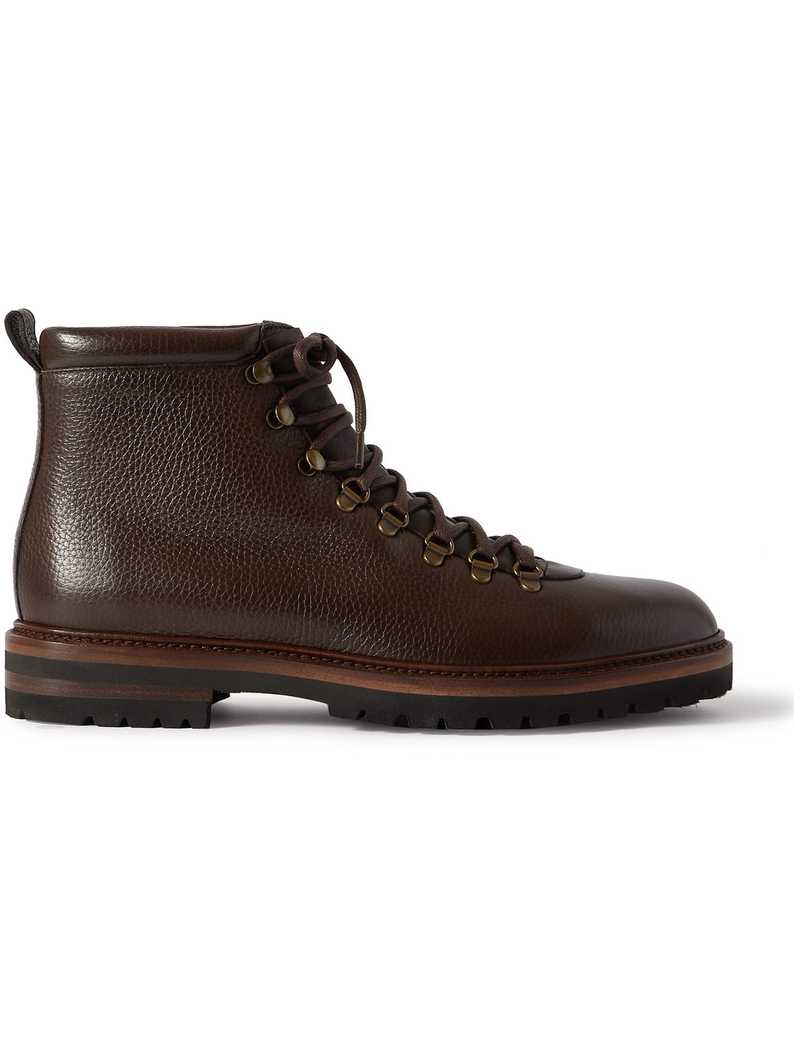 Calaurio Full-Grain Leather Lace-Up Boots