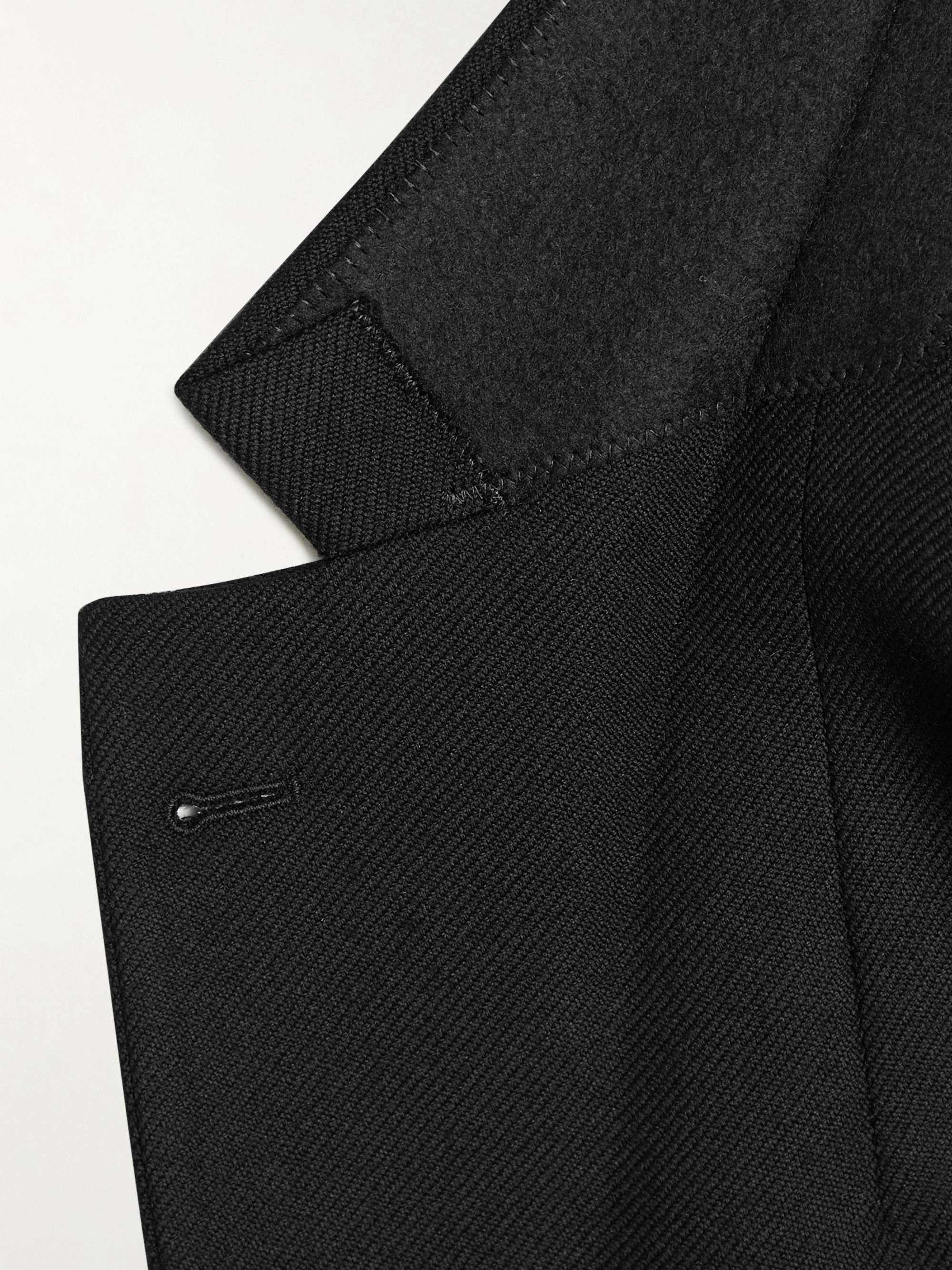 DRIES VAN NOTEN Wool-Gabardine Suit Jacket