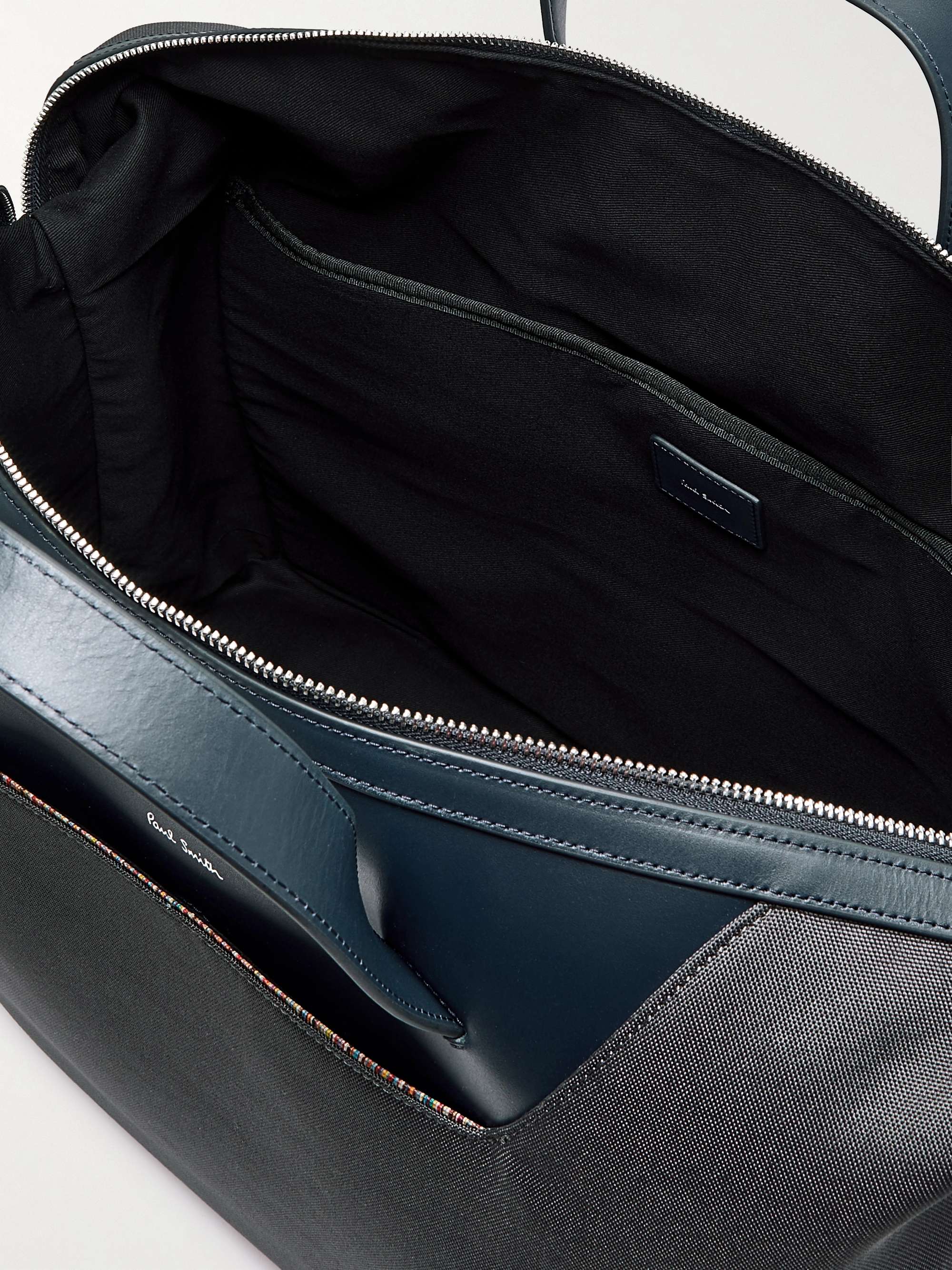 PAUL SMITH Leather-Trimmed Canvas Holdall