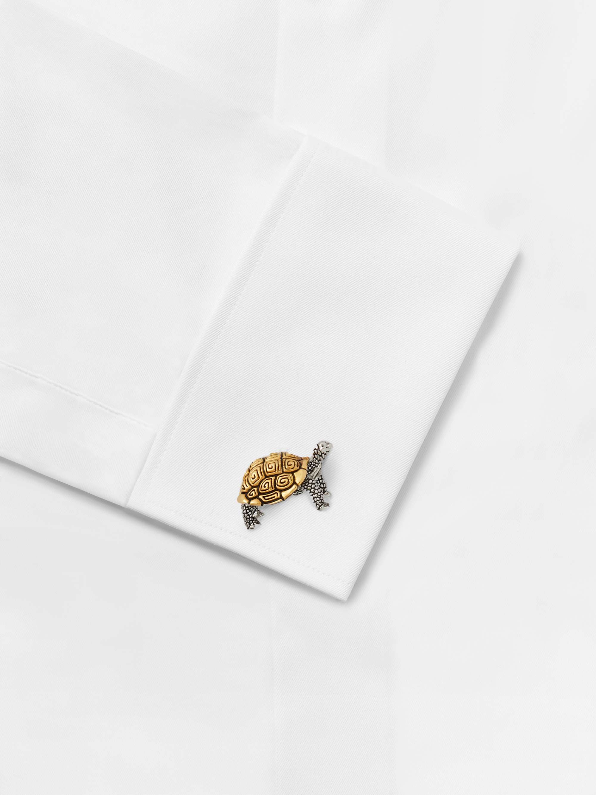 PAUL SMITH Gold- and Silver-Tone Cufflinks