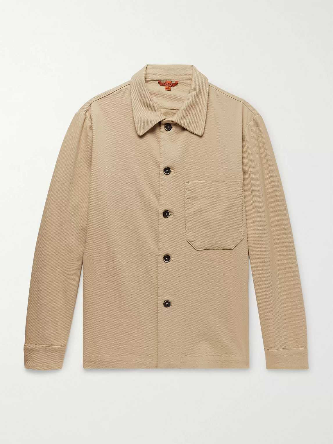 Barena Venezia Stretch-cotton Twill Shirt Jacket In Neutrals