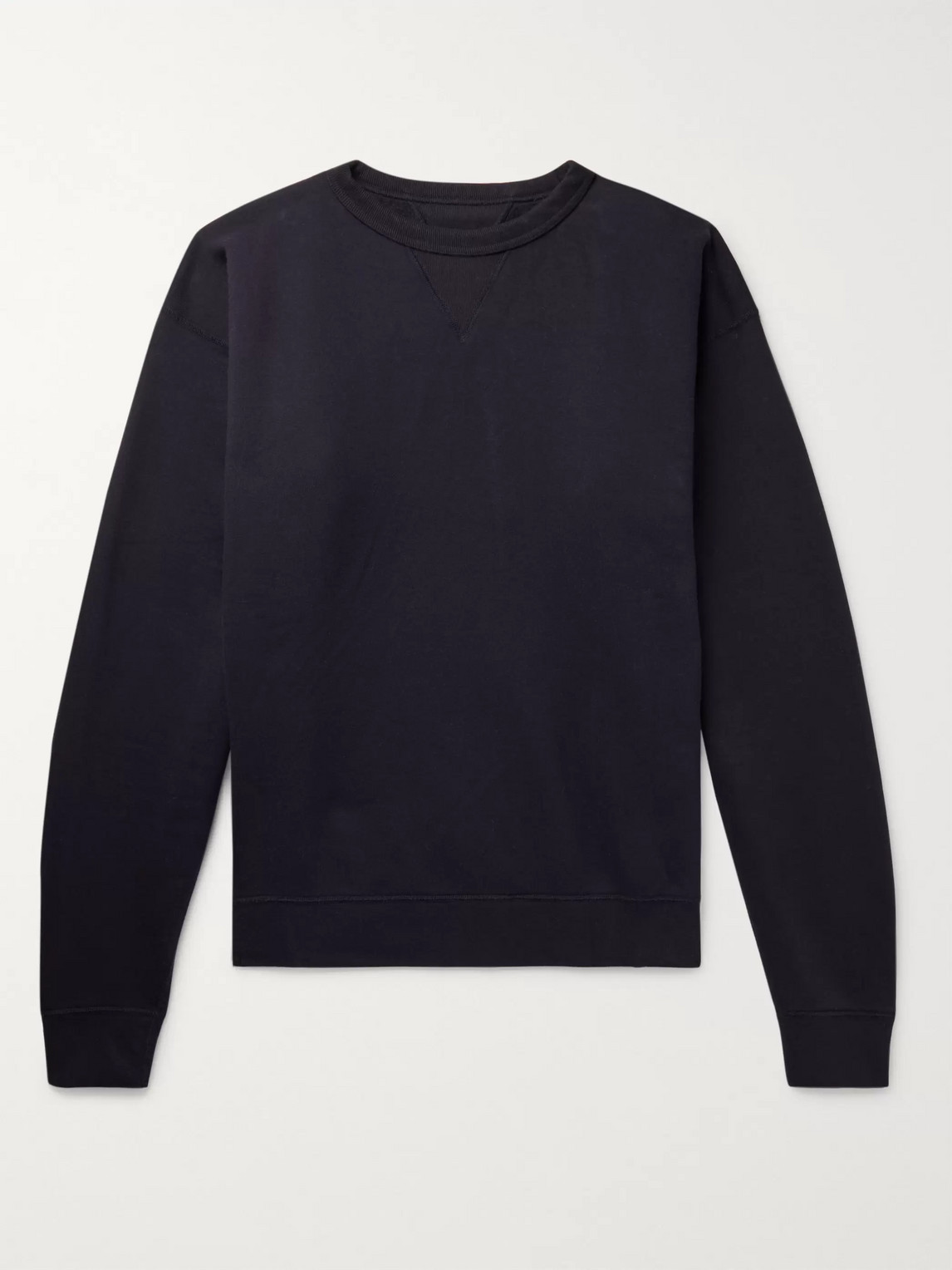 Chimala Fleece-back Cotton-jersey Sweatshirt In Blue
