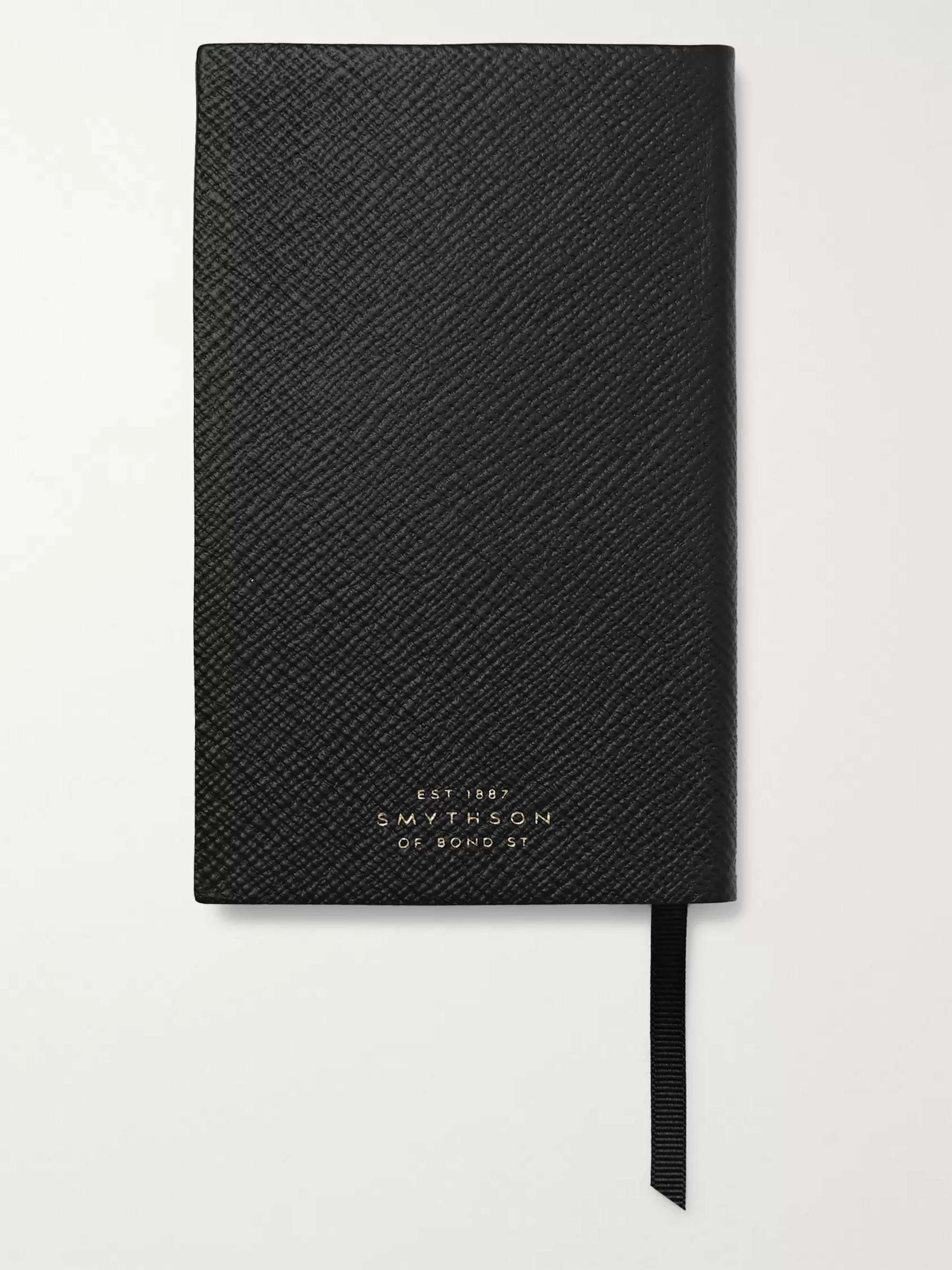 KINGSMAN + Smythson Panama Cross-Grain Leather Notebook