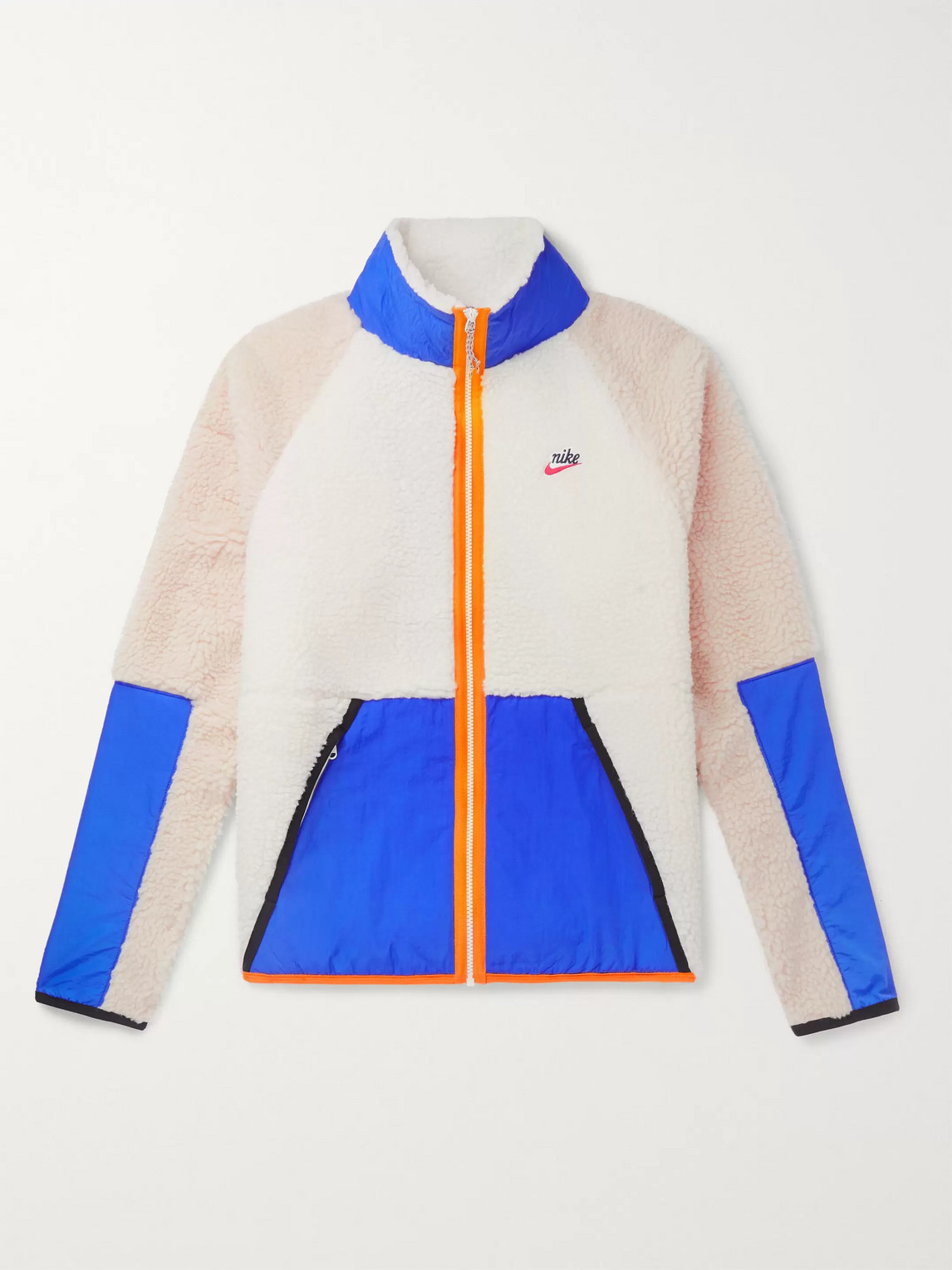 Nike Panelled Fleece And Shell Jacket 