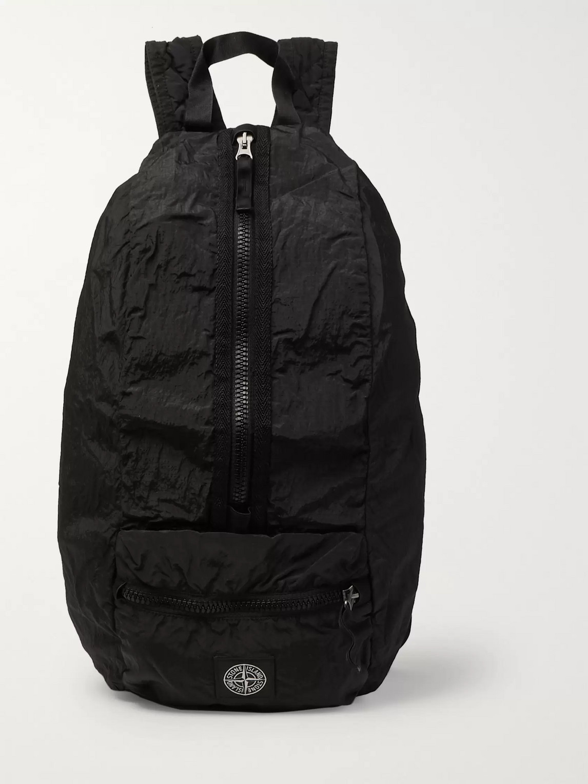 STONE ISLAND PACKABLE GARMENT-DYED NYLON METAL BACKPACK