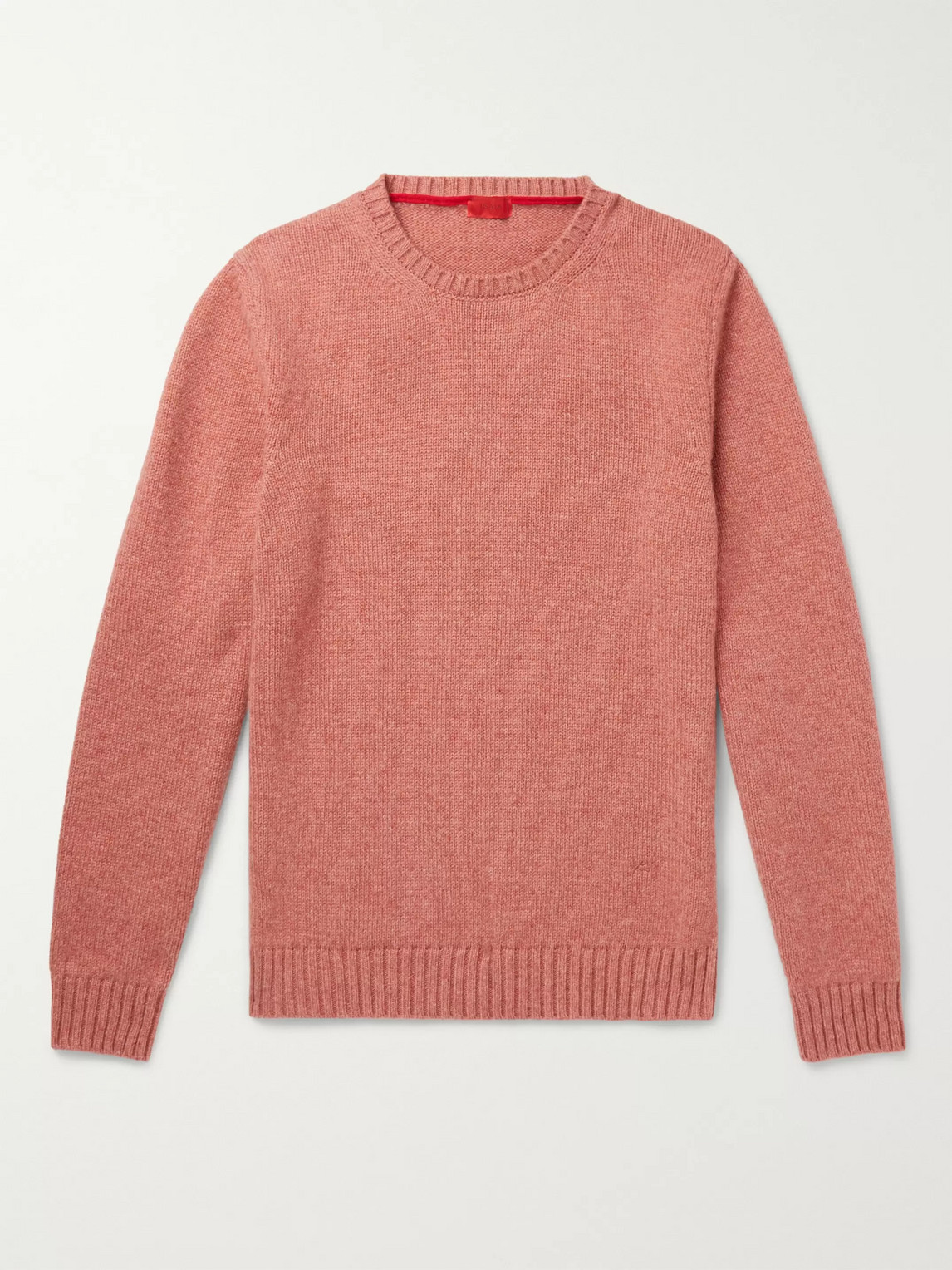 Isaia Slim-fit Cashmere Sweater In Orange