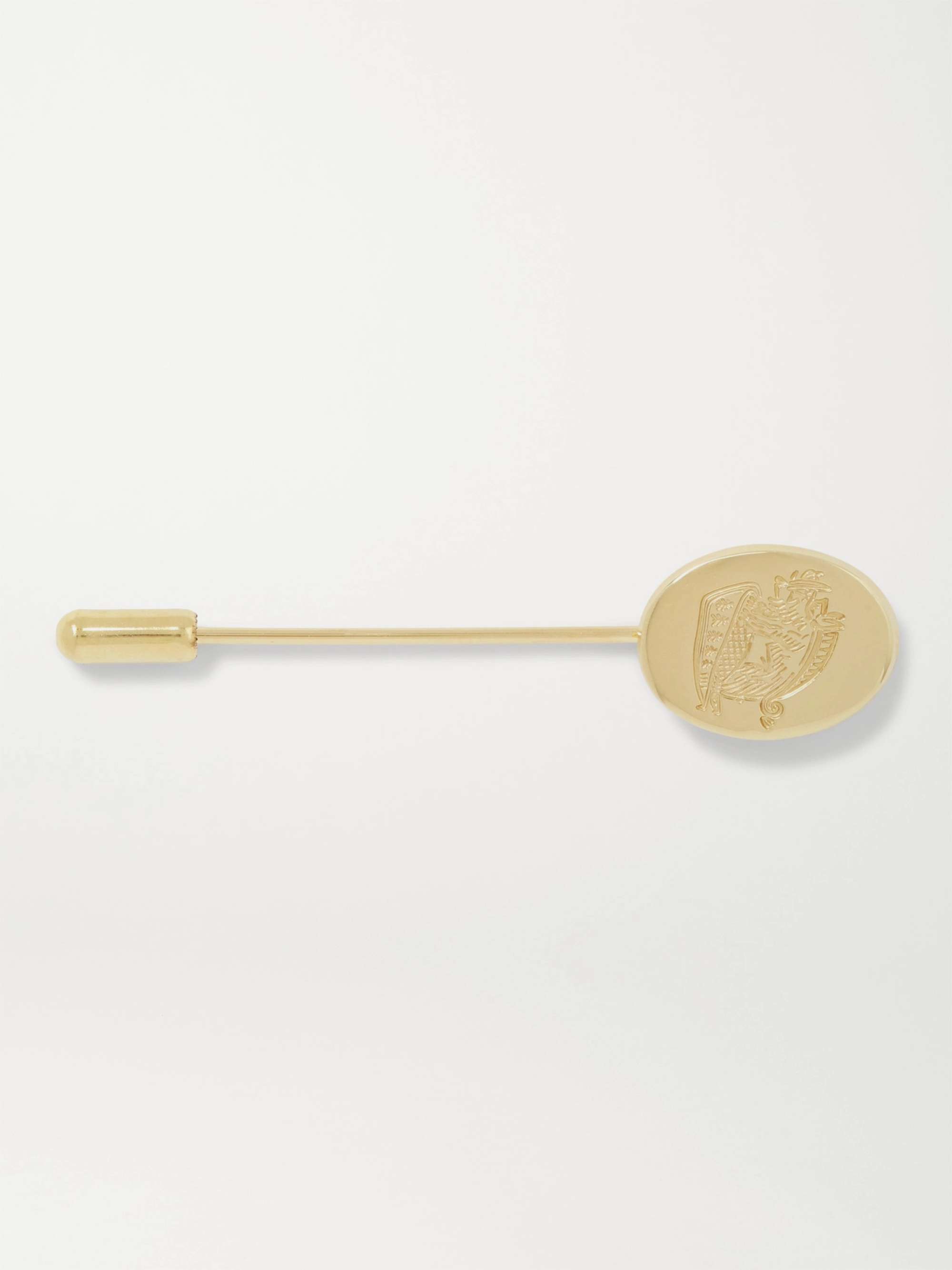 킹스맨 넥타이 핀 KINGSMAN + Deakin &amp; Francis Engraved Gold-Plated Tie Pin