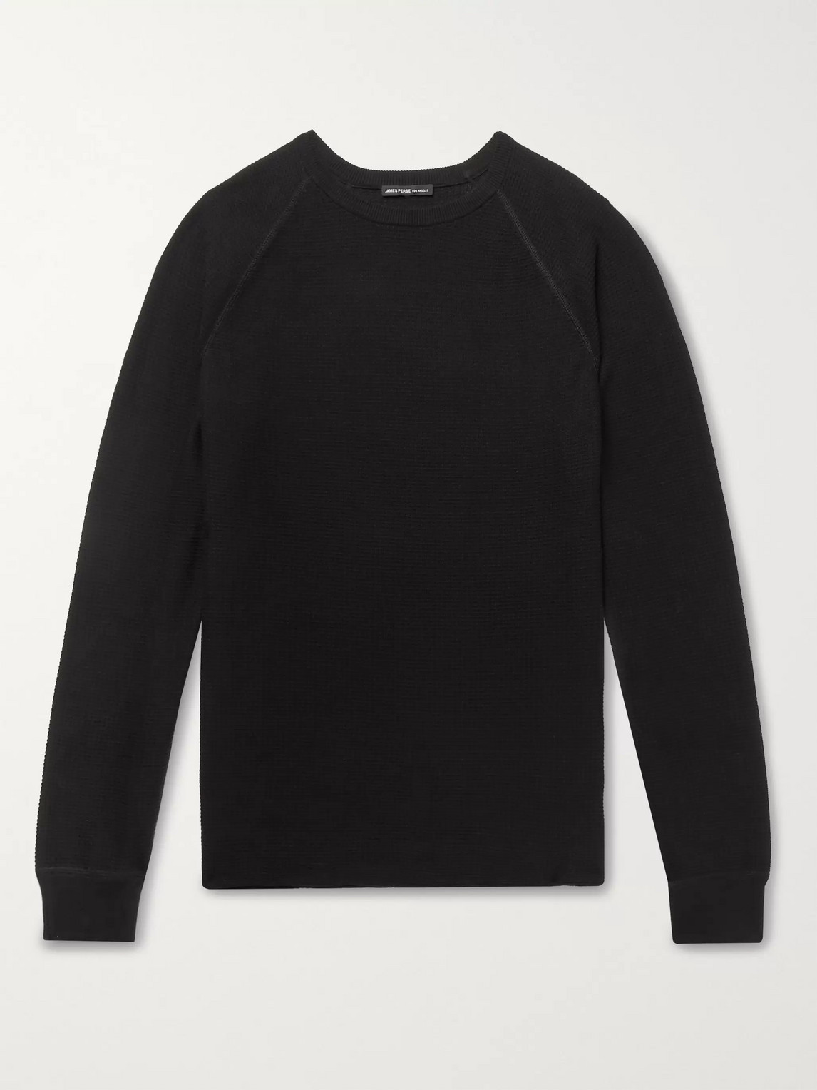 James Perse Lotus Slim-fit Cotton-jersey T-shirt In Black