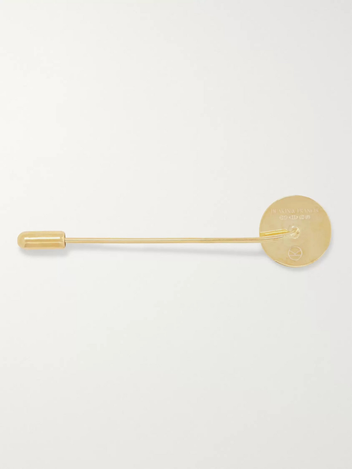 Kingsman Deakin & Francis Engraved Gold-plated Lapel Pin