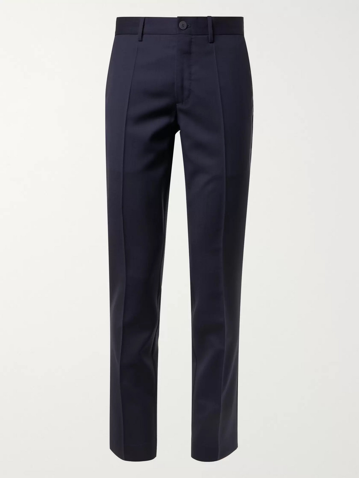 INCOTEX TAPERED WOOL TROUSERS