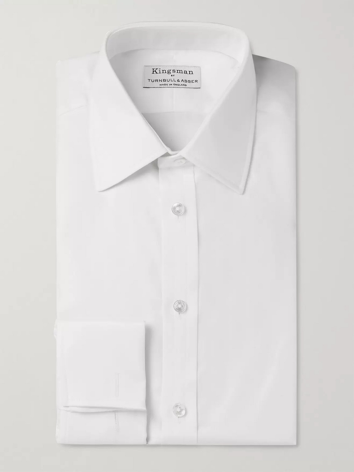 Kingsman Turnbull & Asser White Cotton-twill Shirt
