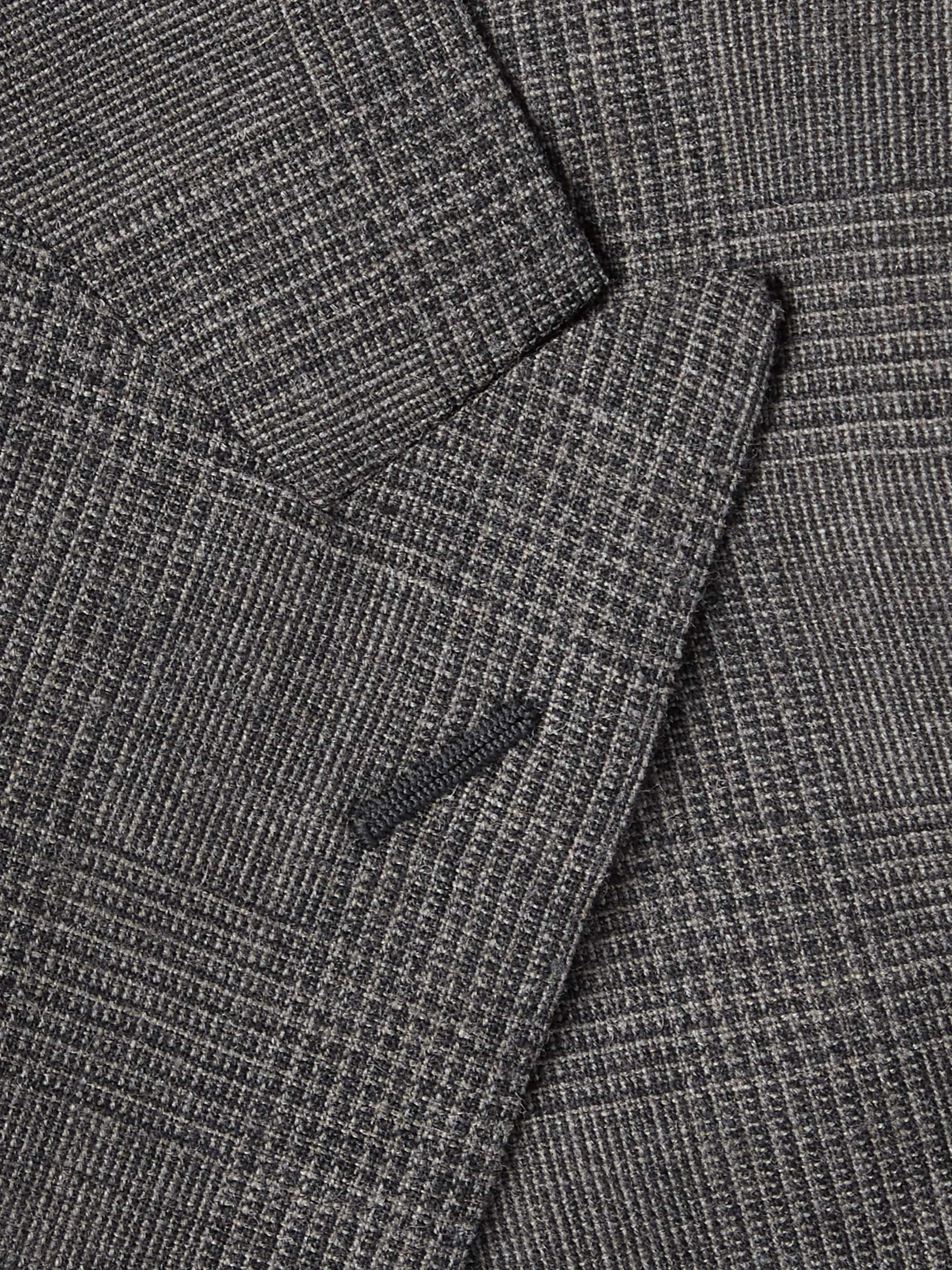 KINGSMAN Archie Reid Slim-Fit Double-Breasted Prince of Wales Checked Wool Suit Jacket