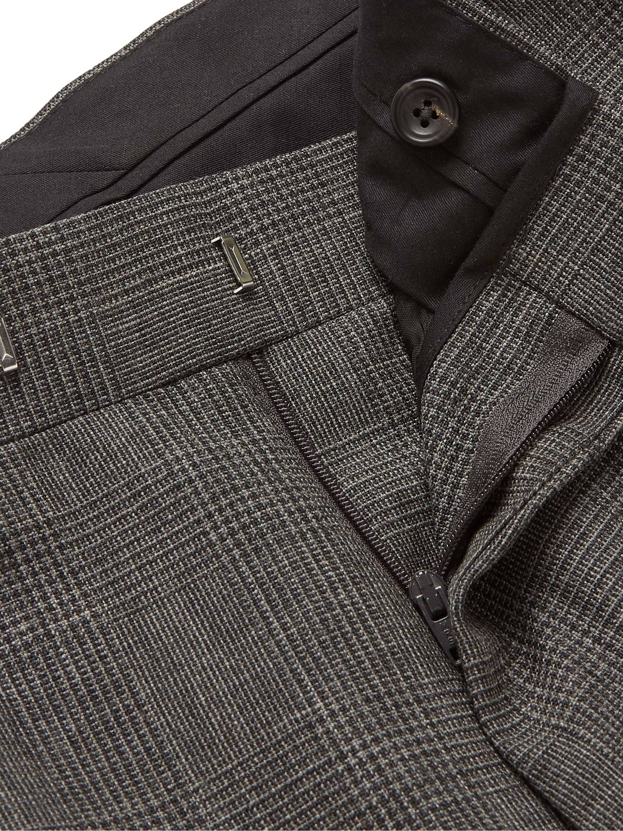 KINGSMAN Archie Reid Slim-Fit Prince of Wales Checked Wool Suit Trousers