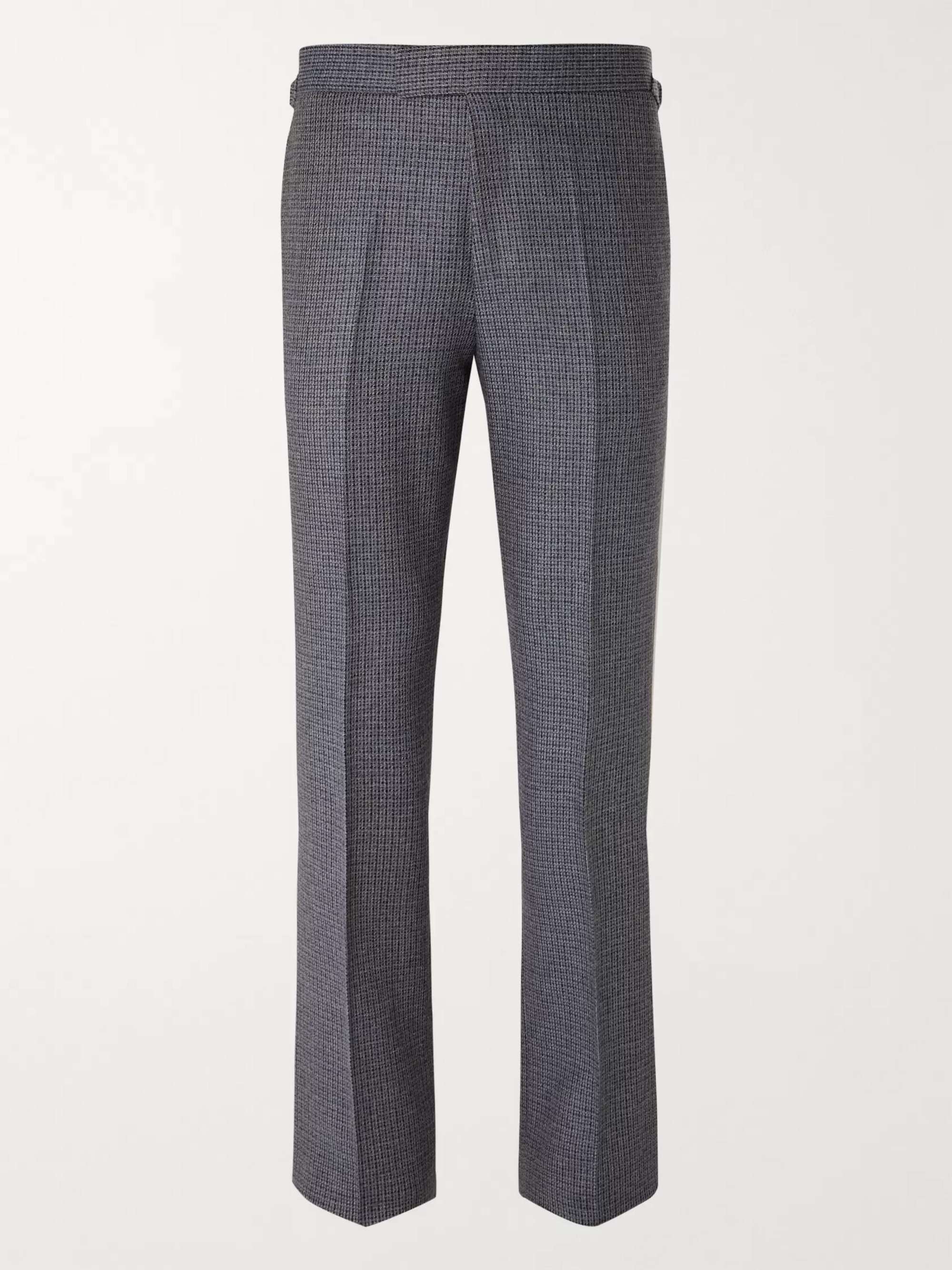 KINGSMAN Conrad Slim-Fit Checked Wool Trousers