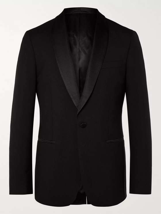mrporter.com | Black Slim-Fit Wool Tuxedo