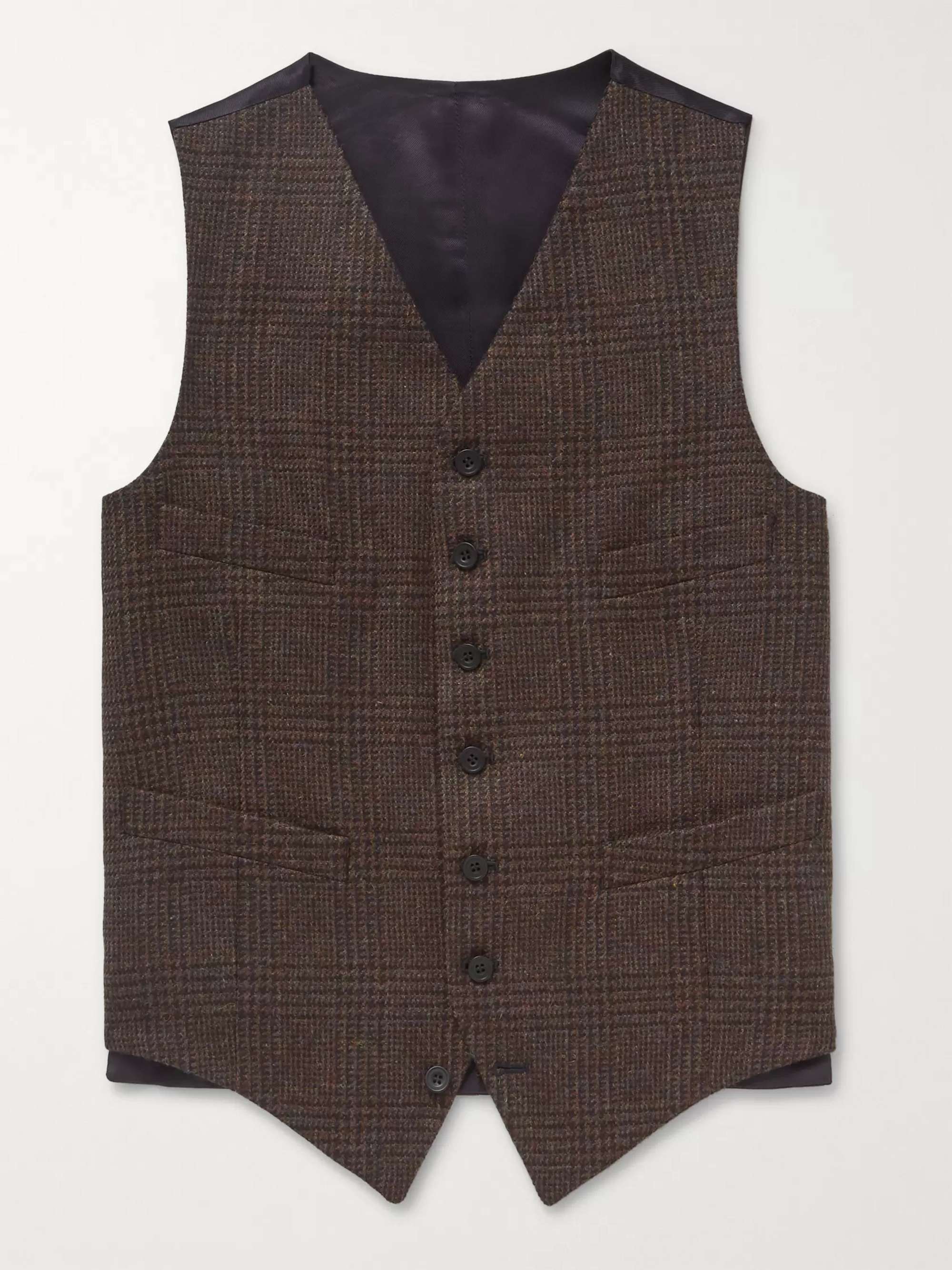 KINGSMAN Oxford Wool-Tweed Waistcoat
