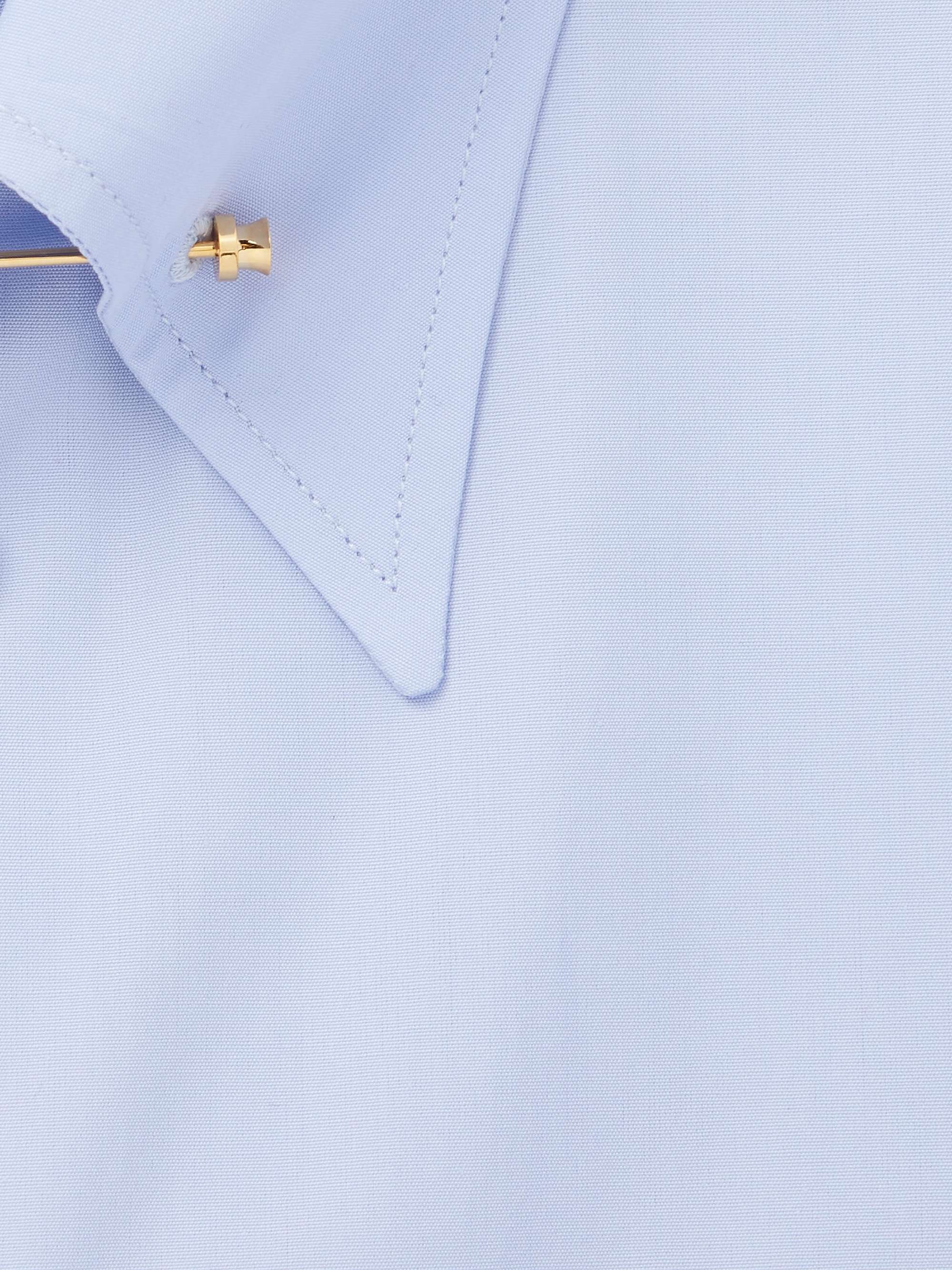 KINGSMAN + Turnbull & Asser Slim-Fit Pinned-Collar Striped Cotton Shirt