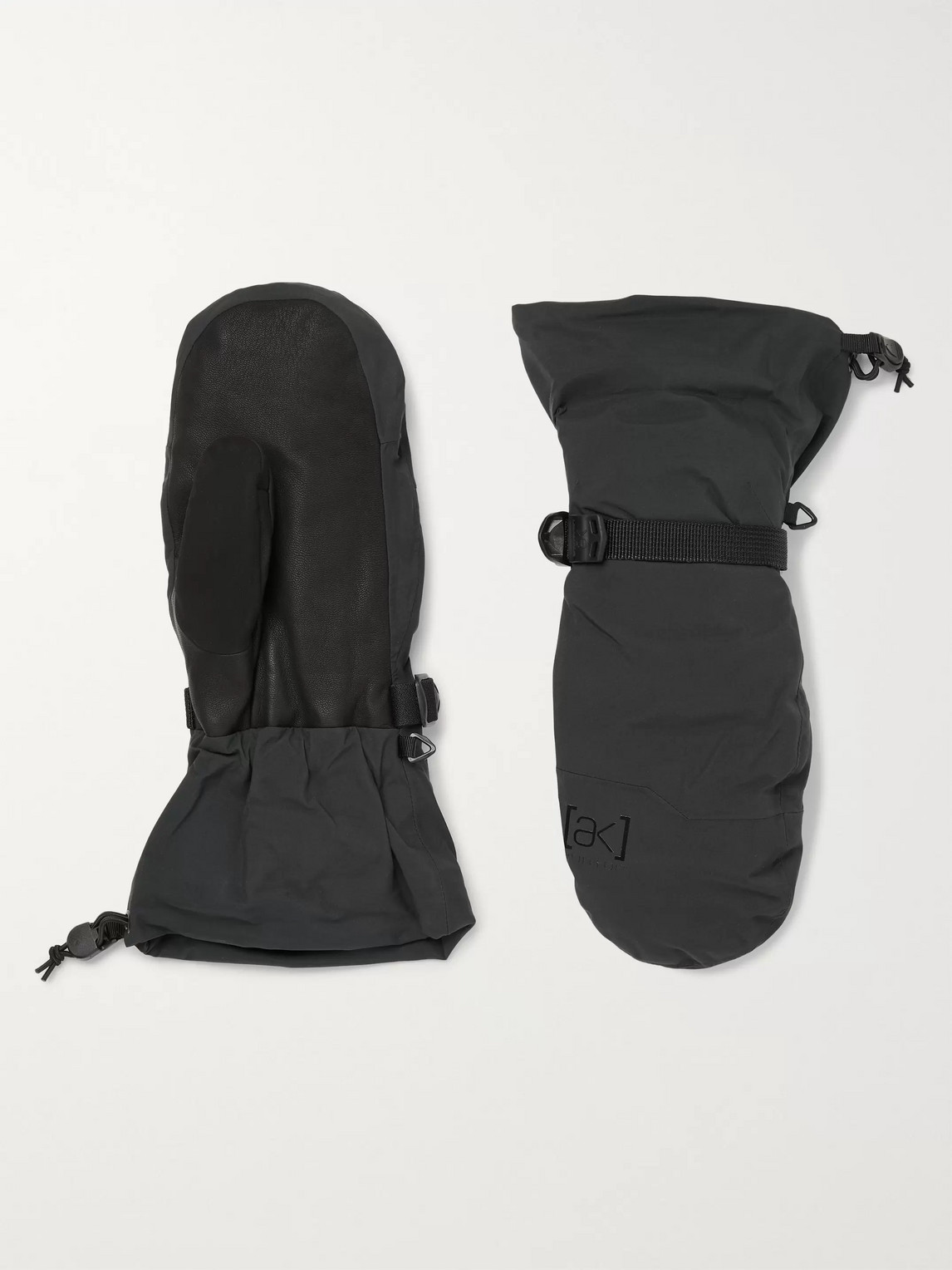 Burton [ak] Hover Gore-tex 3l And Leather Ski Gloves In Black