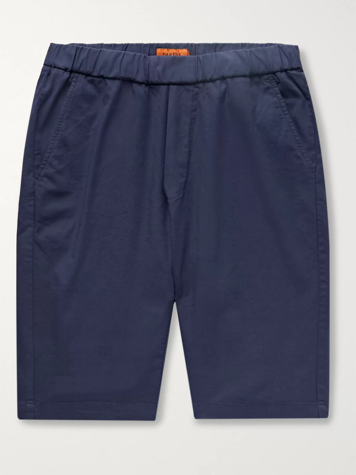 Barena Venezia Slim-fit Cotton-blend Shorts In Blue