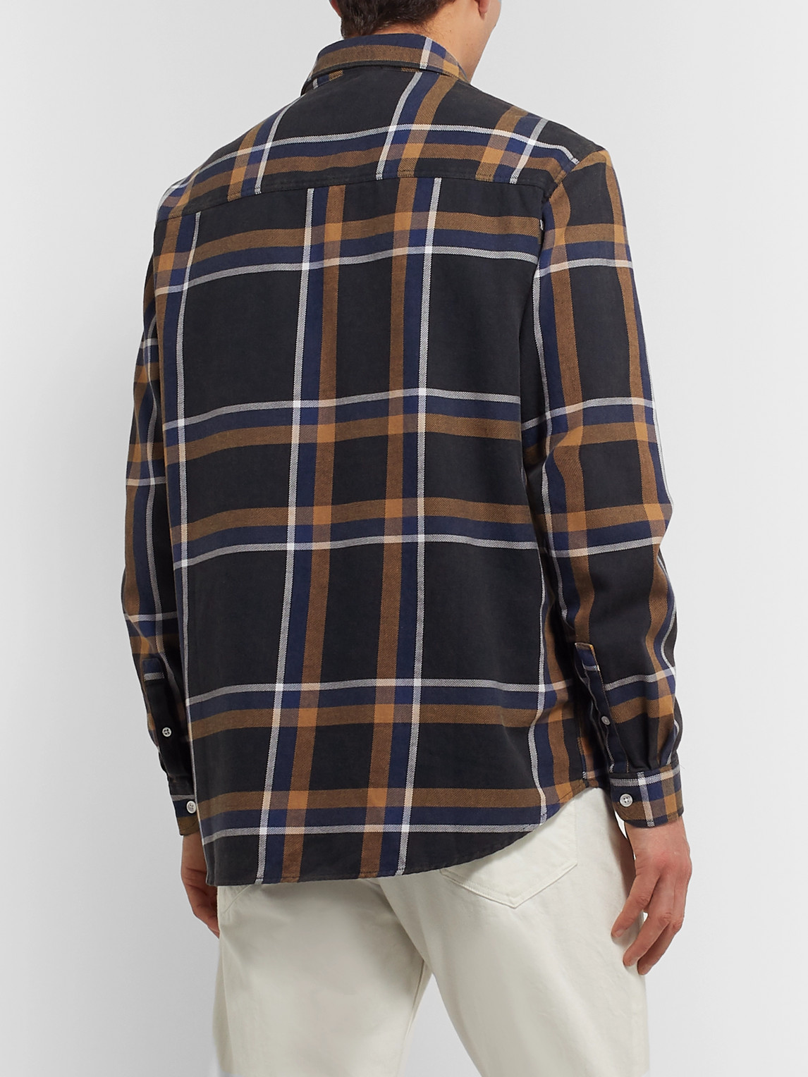 Saturdays Surf Nyc Kenmare Checked Cotton-flannel Shirt In Multi