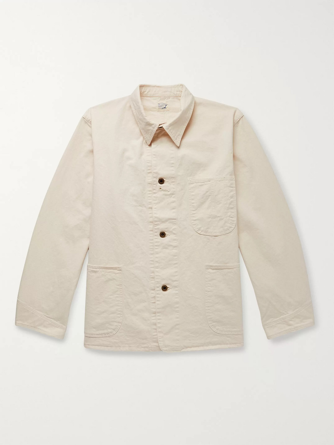 Orslow Cotton-twill Chore Jacket In Neutrals