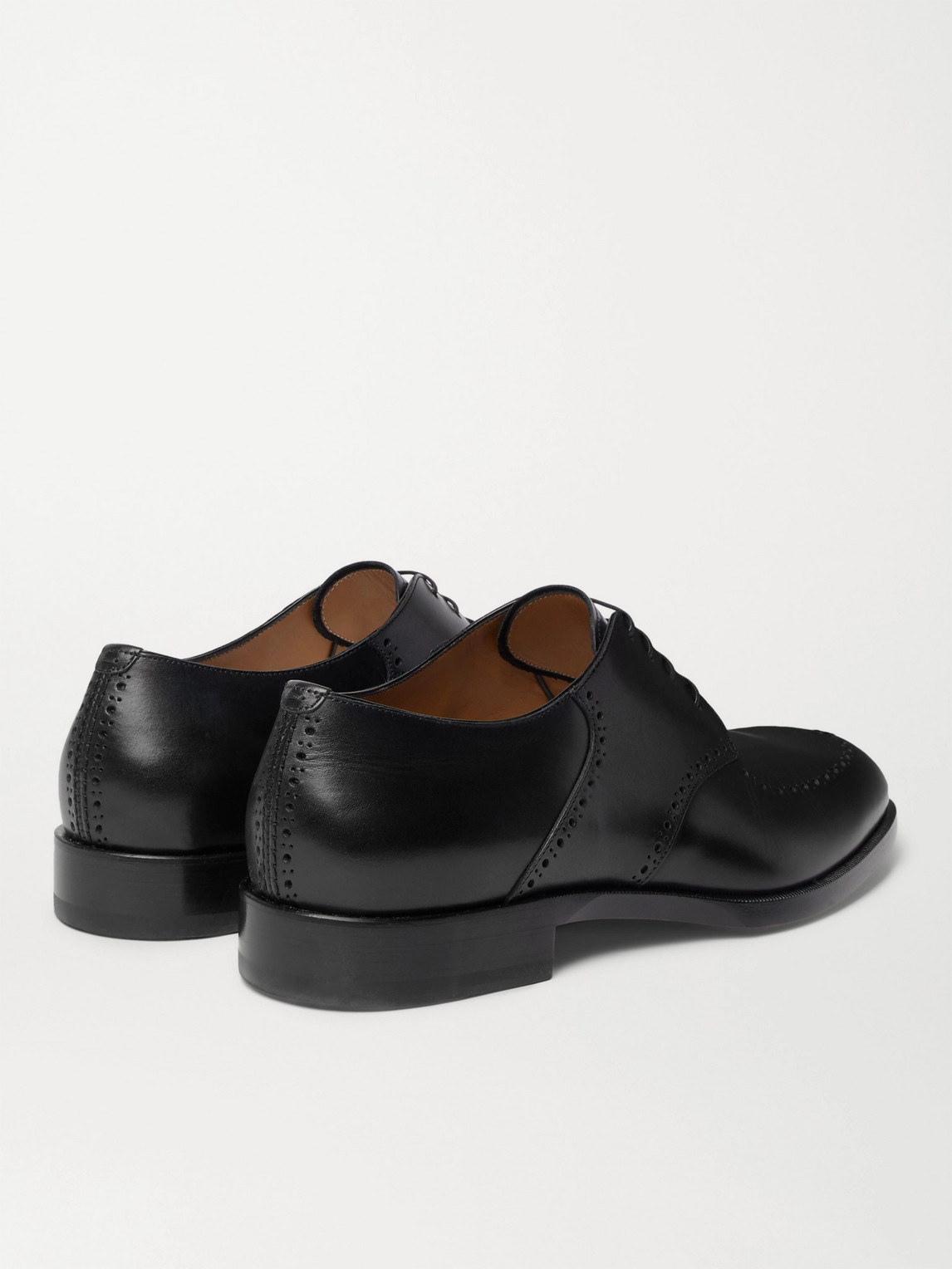 Shop Christian Louboutin A Mon Homme Leather Brogues In Black