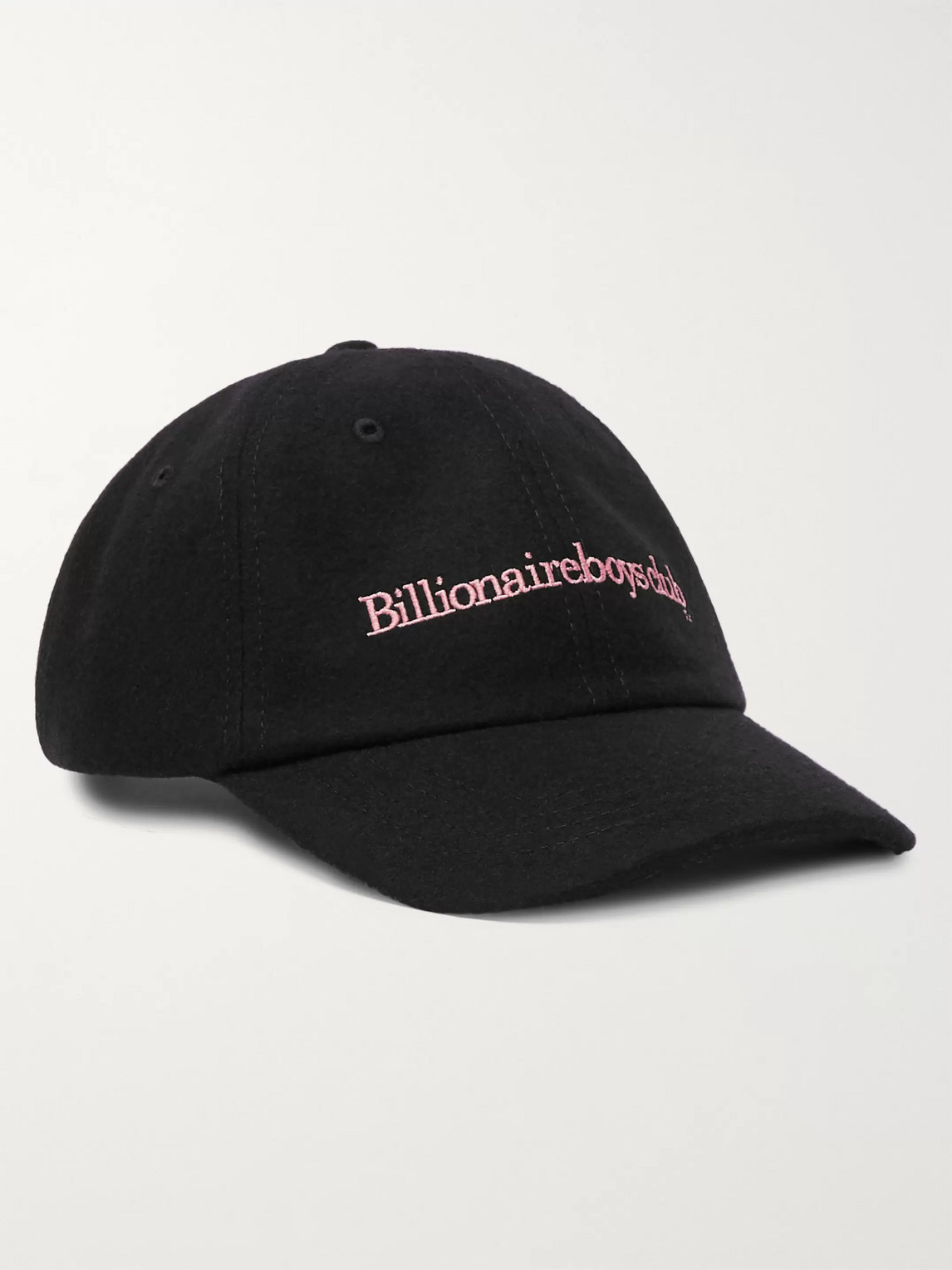 BILLIONAIRE BOYS CLUB LOGO-EMBROIDERED BRUSHED WOOL-BLEND CAP
