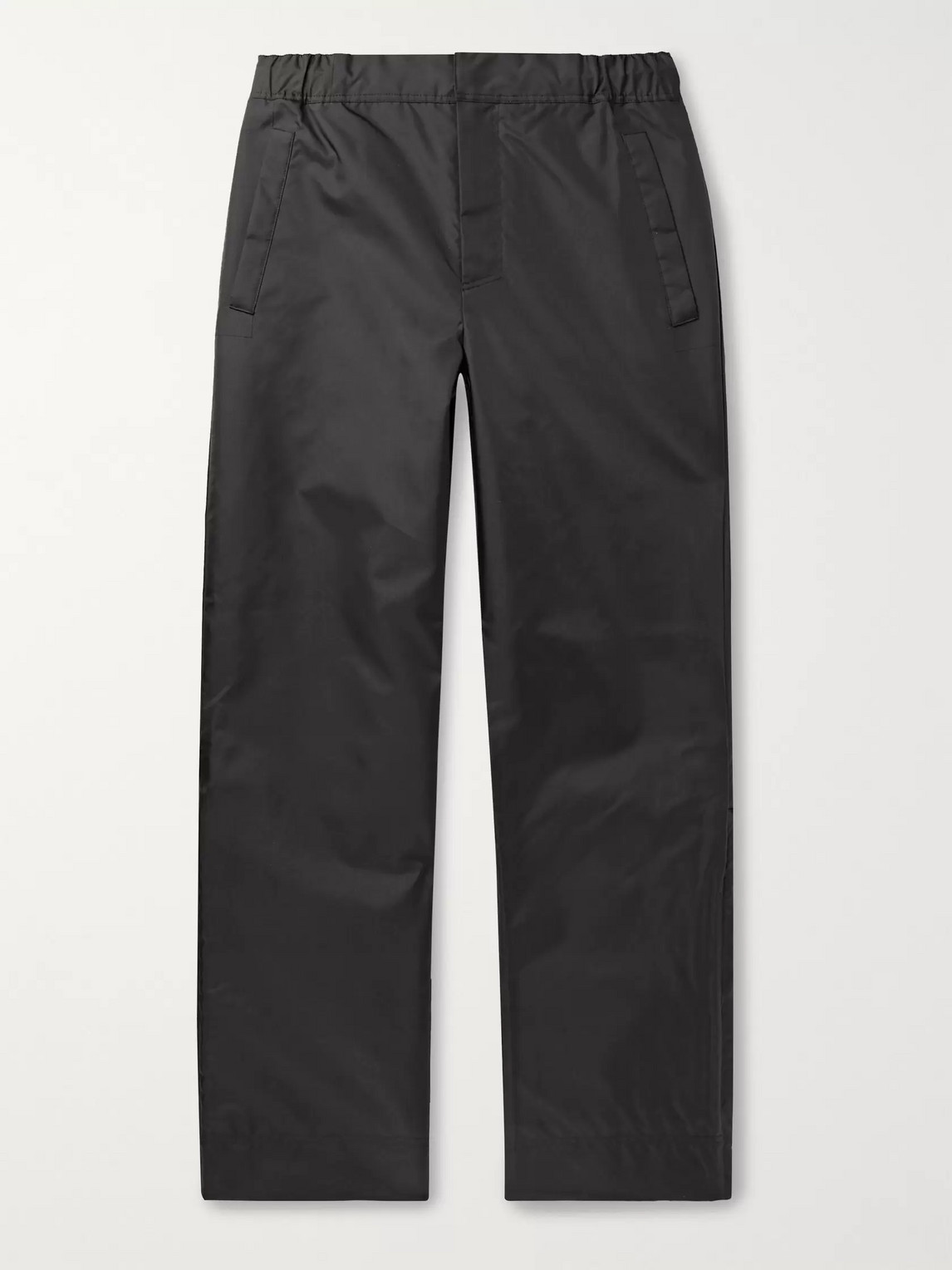 Acne Studios Wide-leg Nylon Trousers In Black