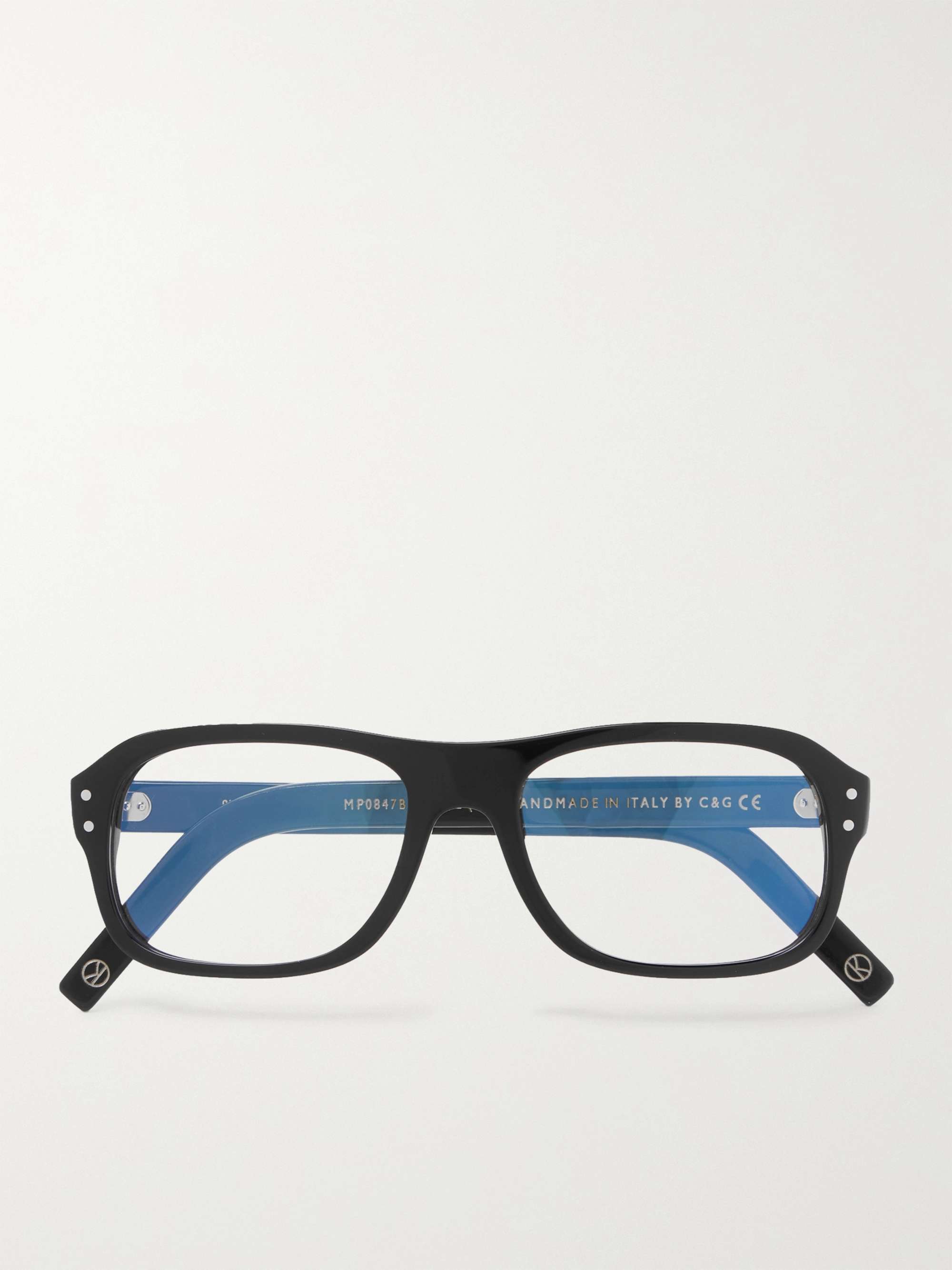 KINGSMAN + Cutler and Gross Eggsy's Square-Frame Acetate Optical Glasses