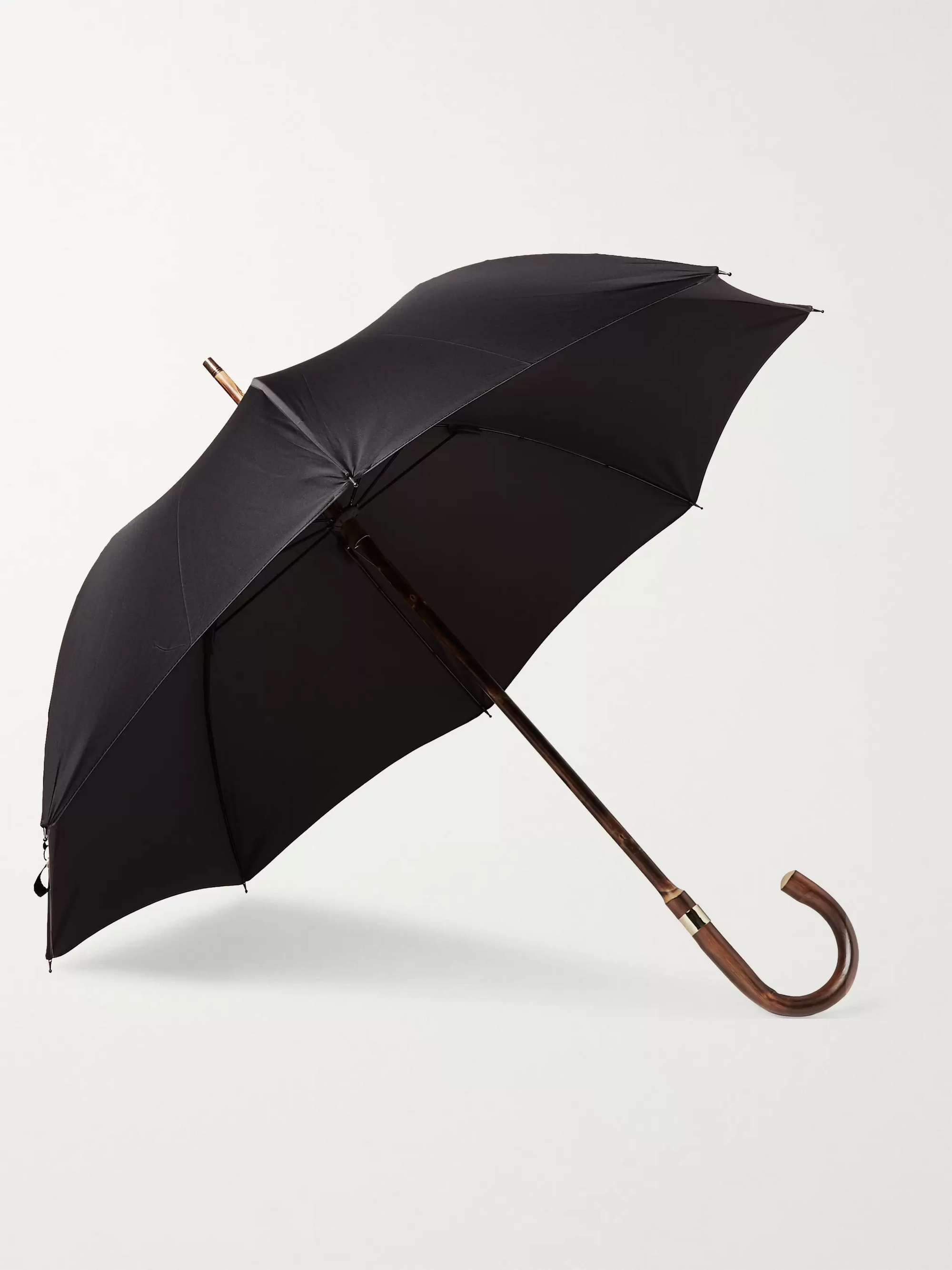 Black Skull-Handle Umbrella | ALEXANDER MCQUEEN | MR PORTER