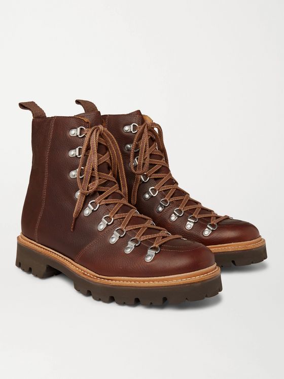 cheap leather walking boots