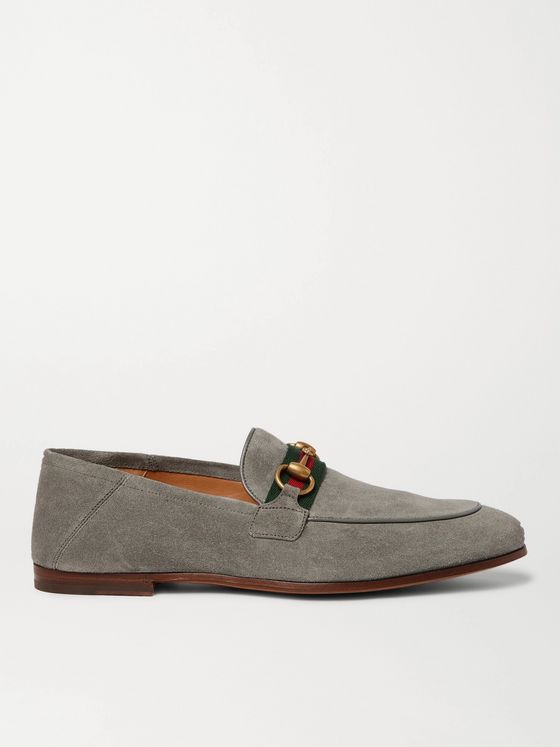 mens gucci loafers suede