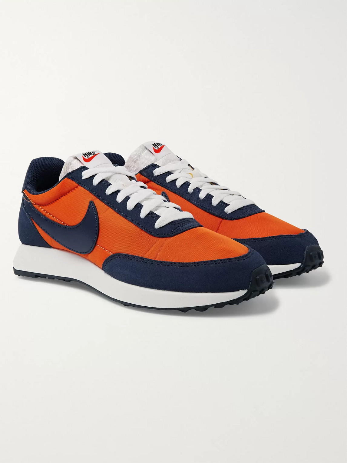 NIKE AIR TAILWIND 79 SHELL, SUEDE AND LEATHER SNEAKERS