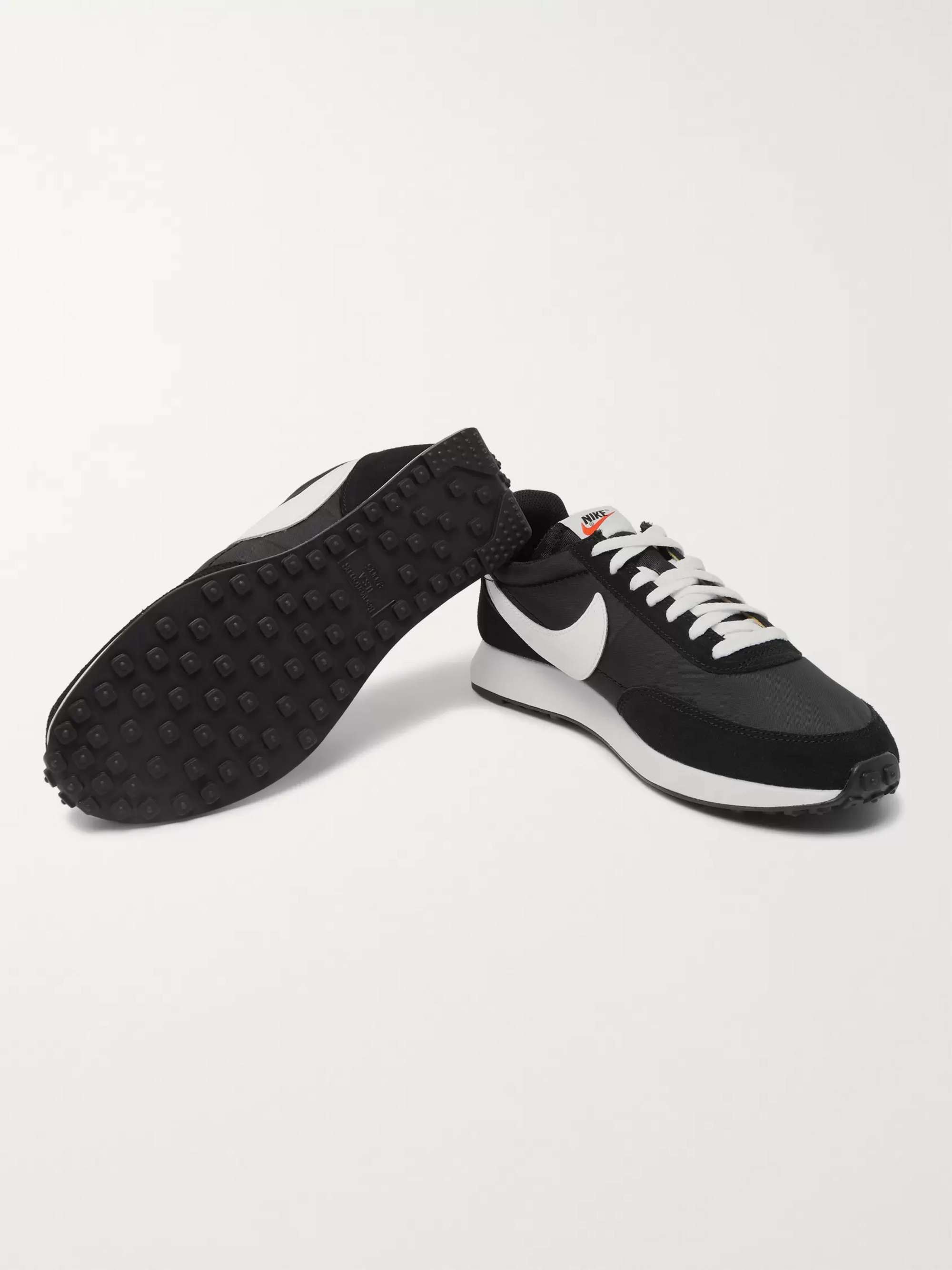 NIKE Air Tailwind 79 Shell, Suede and Leather Sneakers