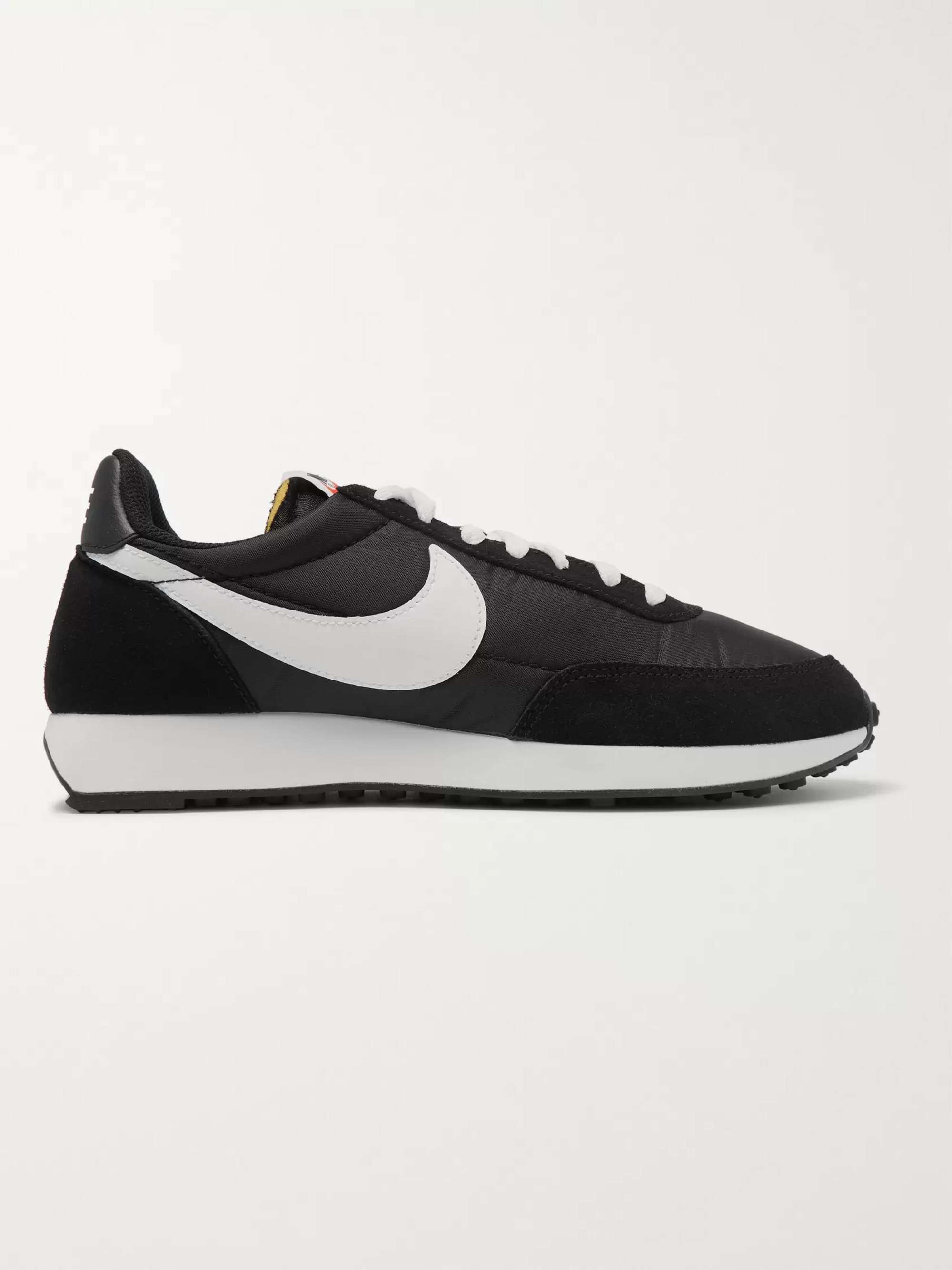 NIKE Air Tailwind 79 Shell, Suede and Leather Sneakers