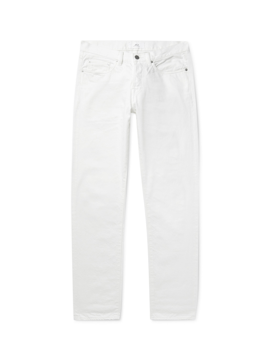 Mr P. - Slim-Fit Denim Jeans - Men - White - 28W 32L for Men
