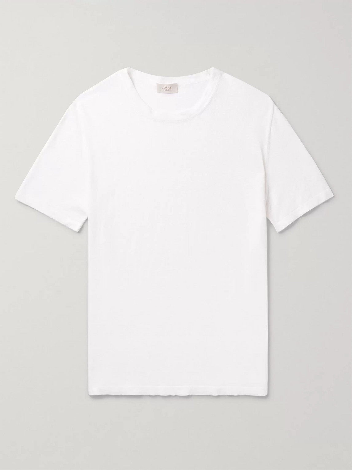 Altea Linen T-shirt In White