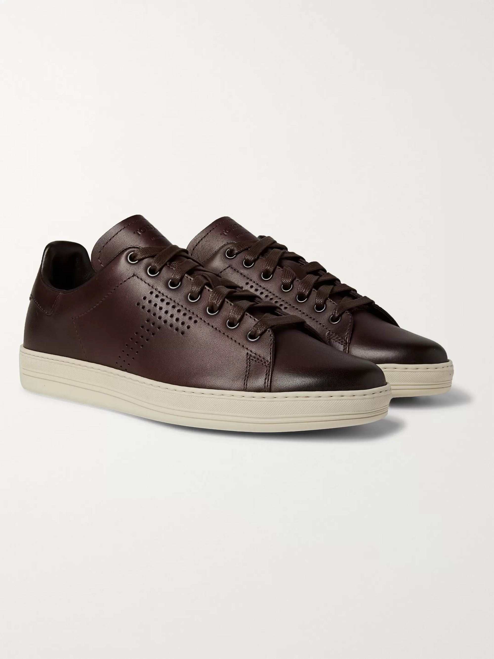 tom ford leather sneakers
