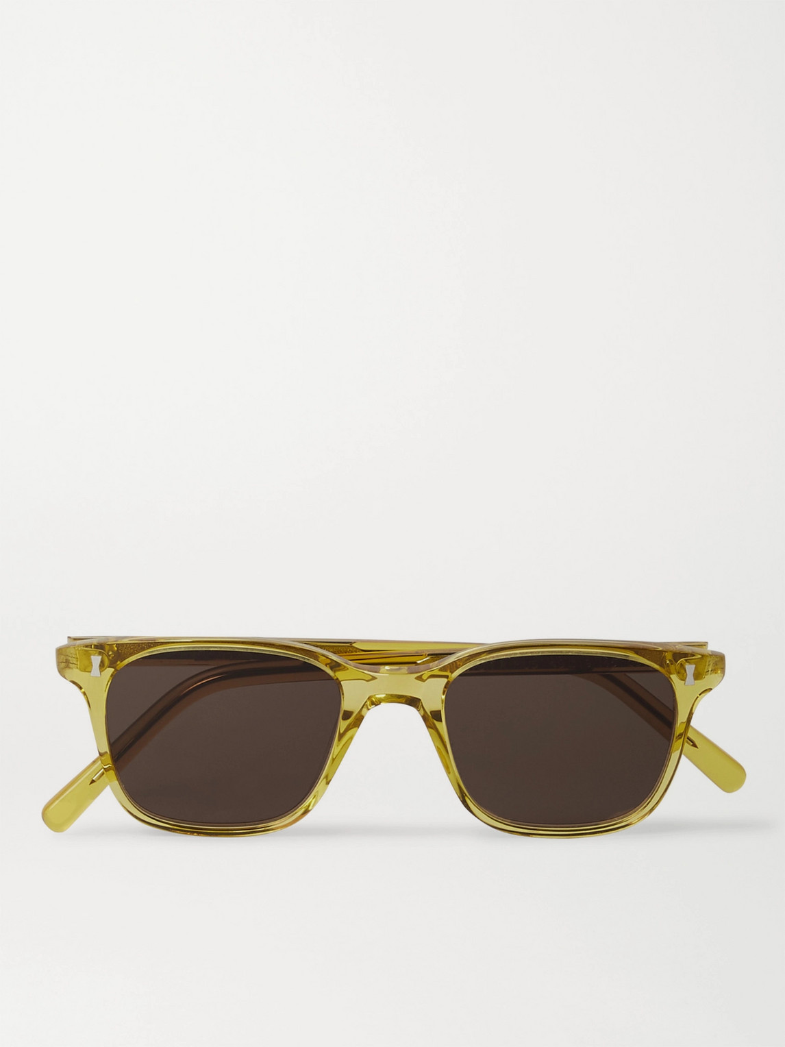 Cubitts Weston Square-frame Acetate Sunglasses In Yellow